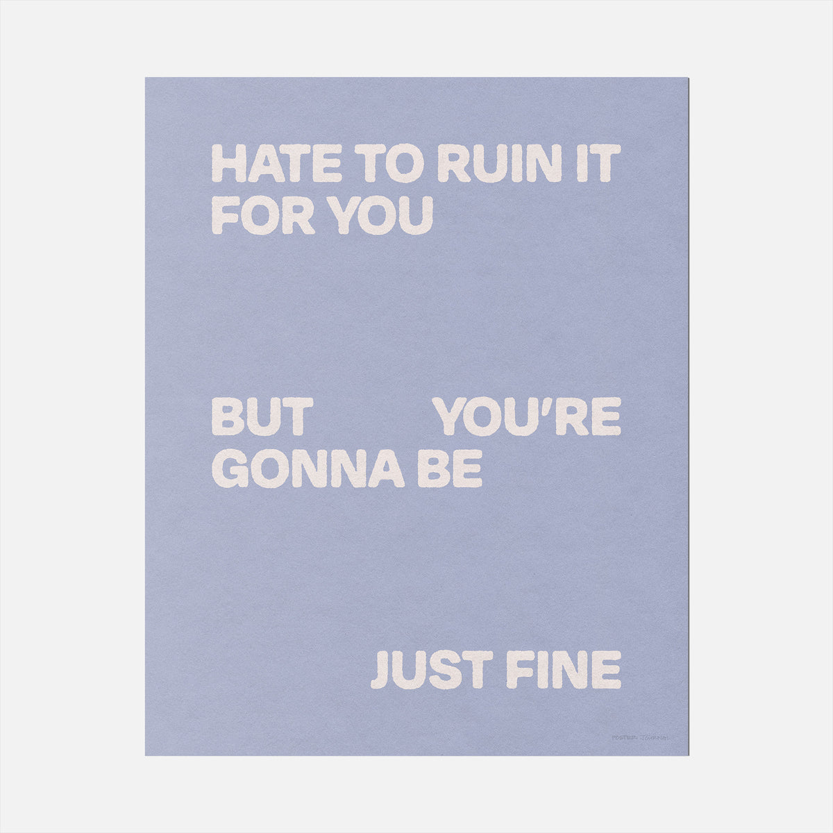 GONNA PRINT