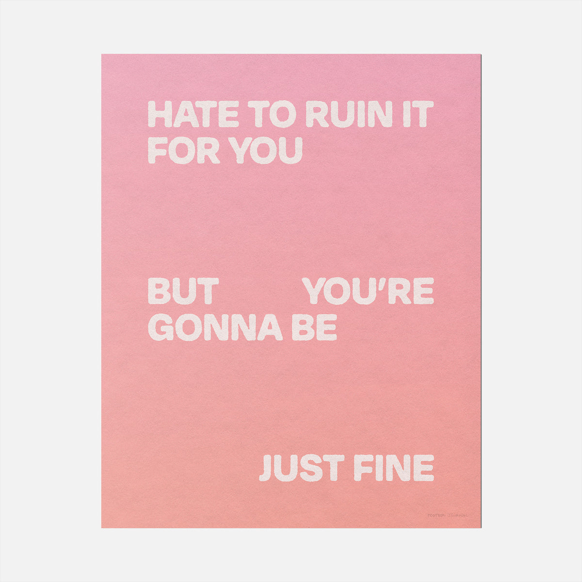 GONNA PRINT