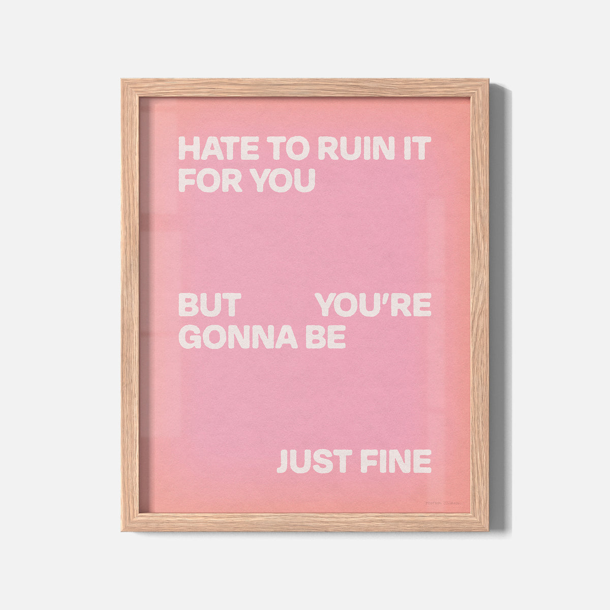 GONNA PRINT