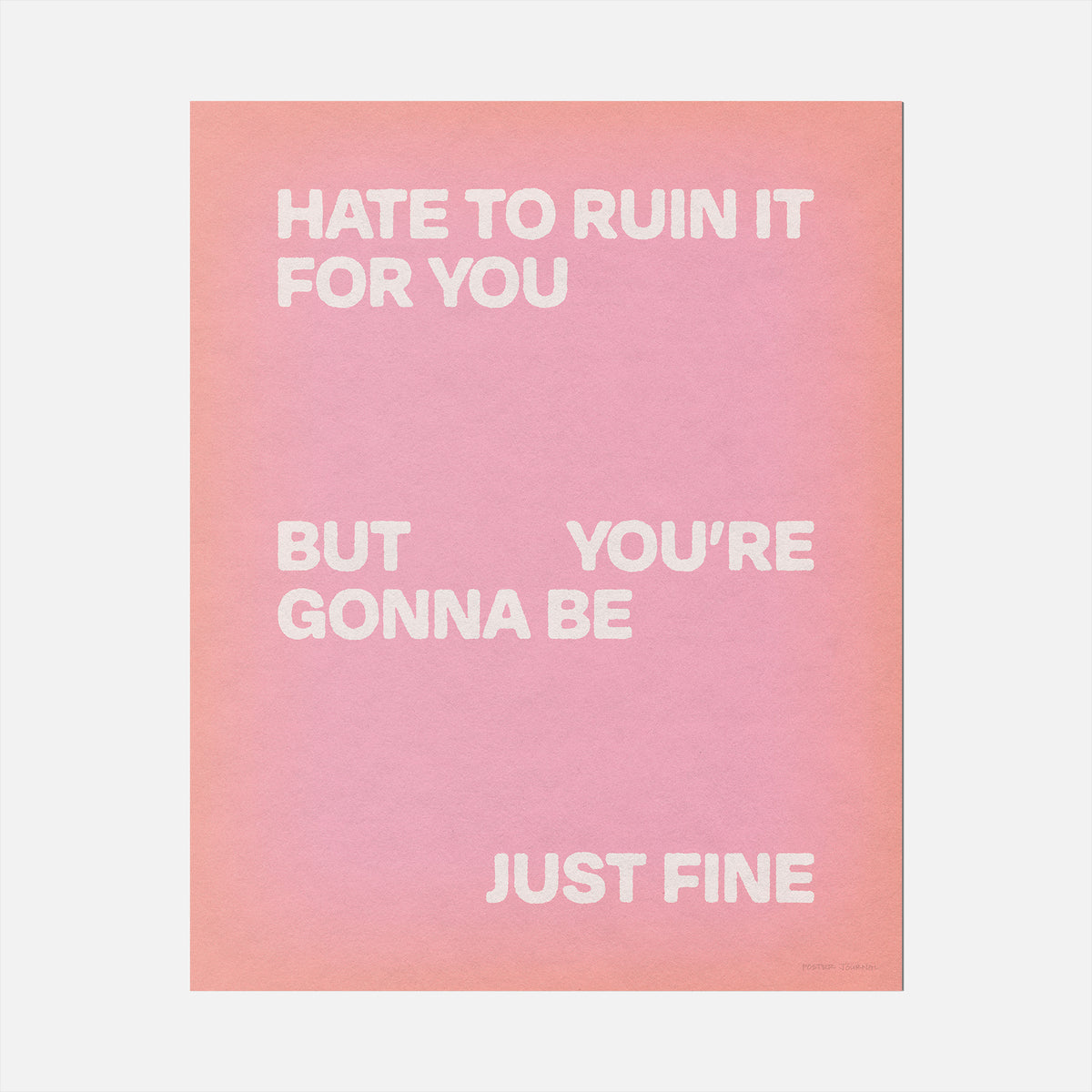 GONNA PRINT