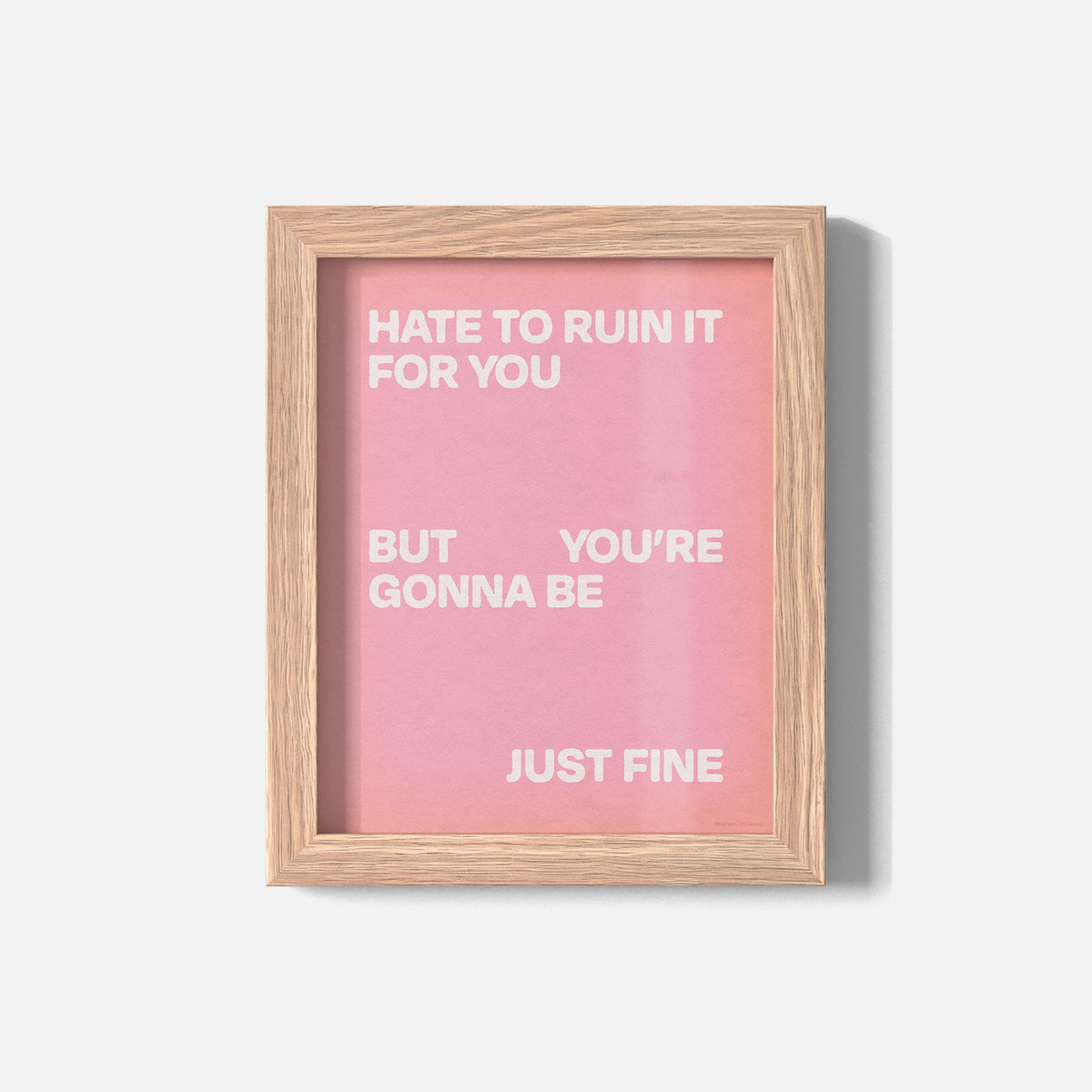 GONNA PRINT
