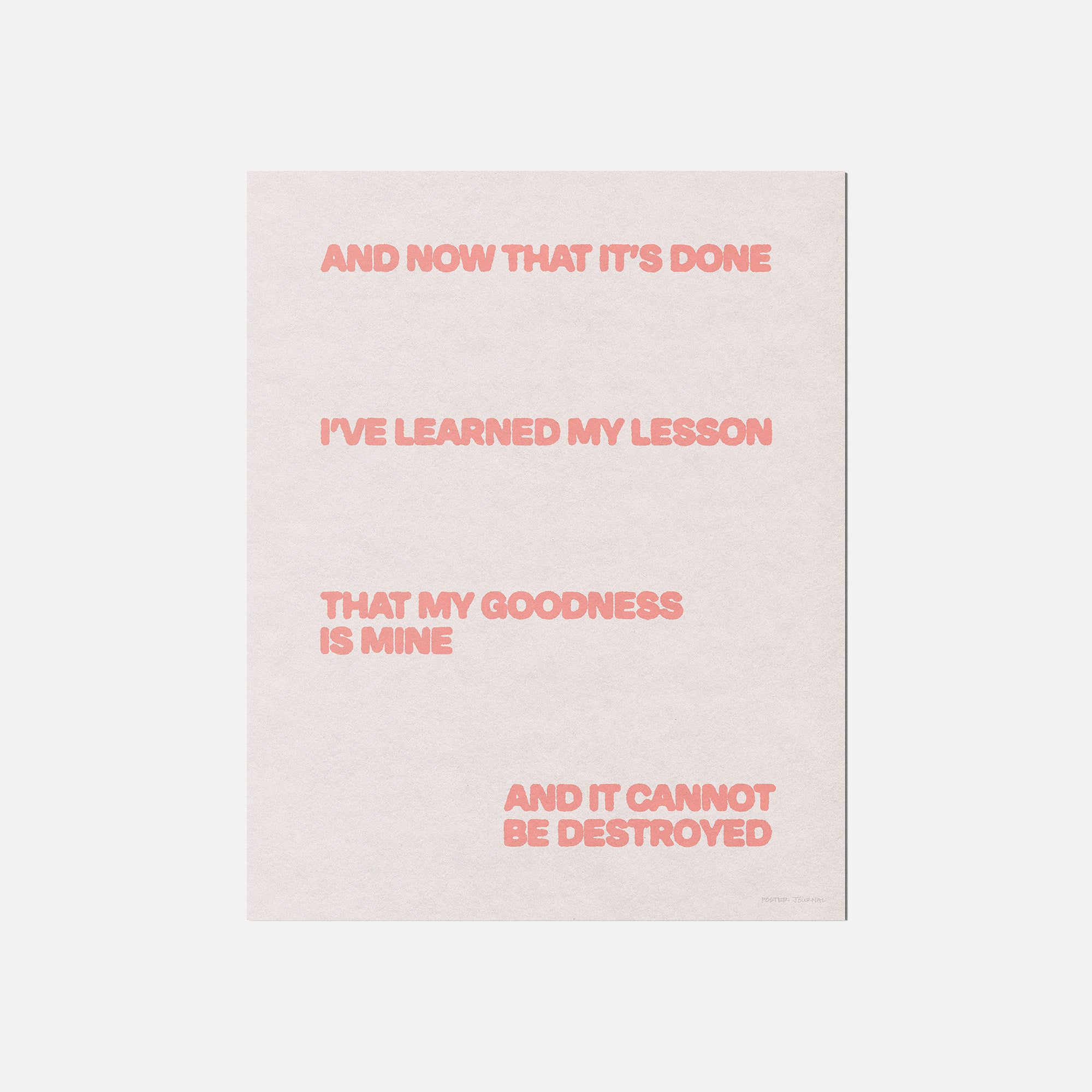 GOODNESS PRINT