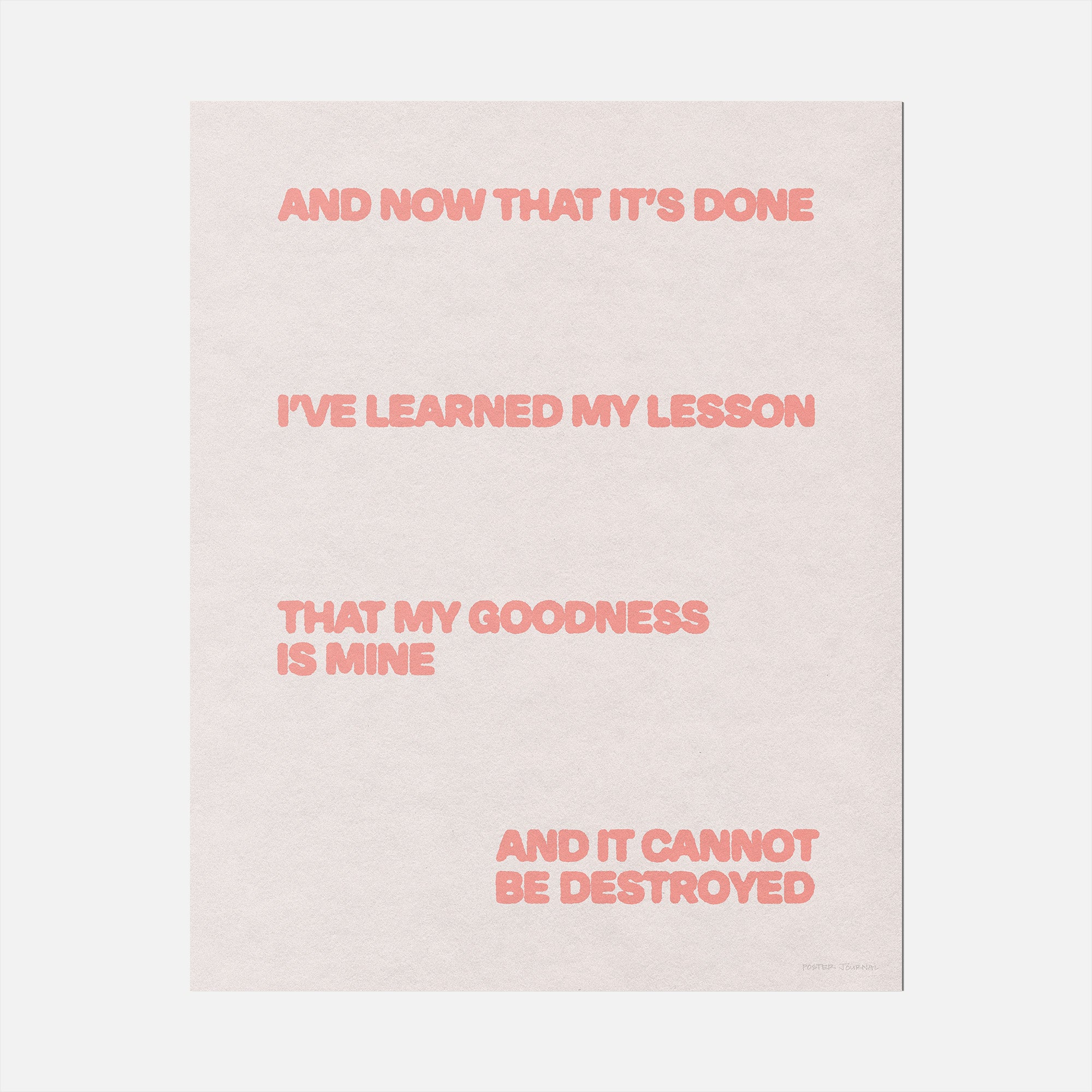 GOODNESS PRINT