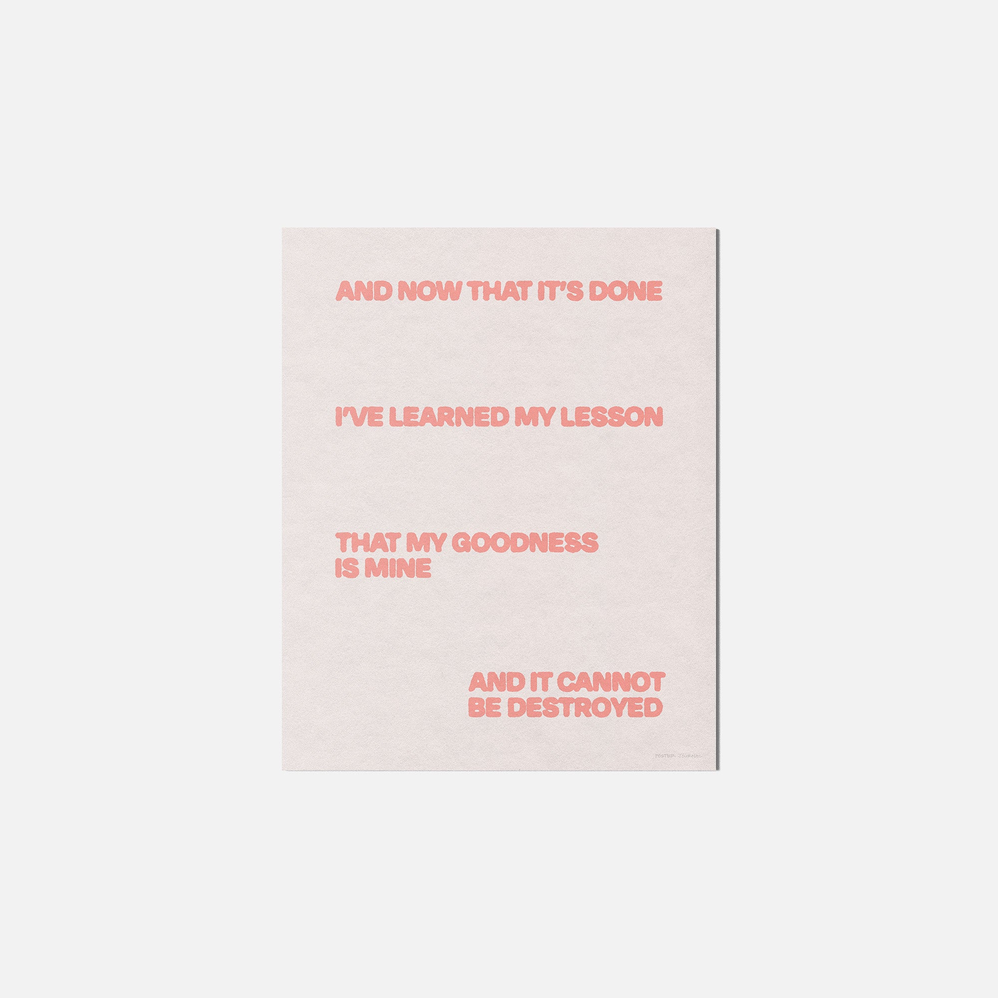 GOODNESS PRINT