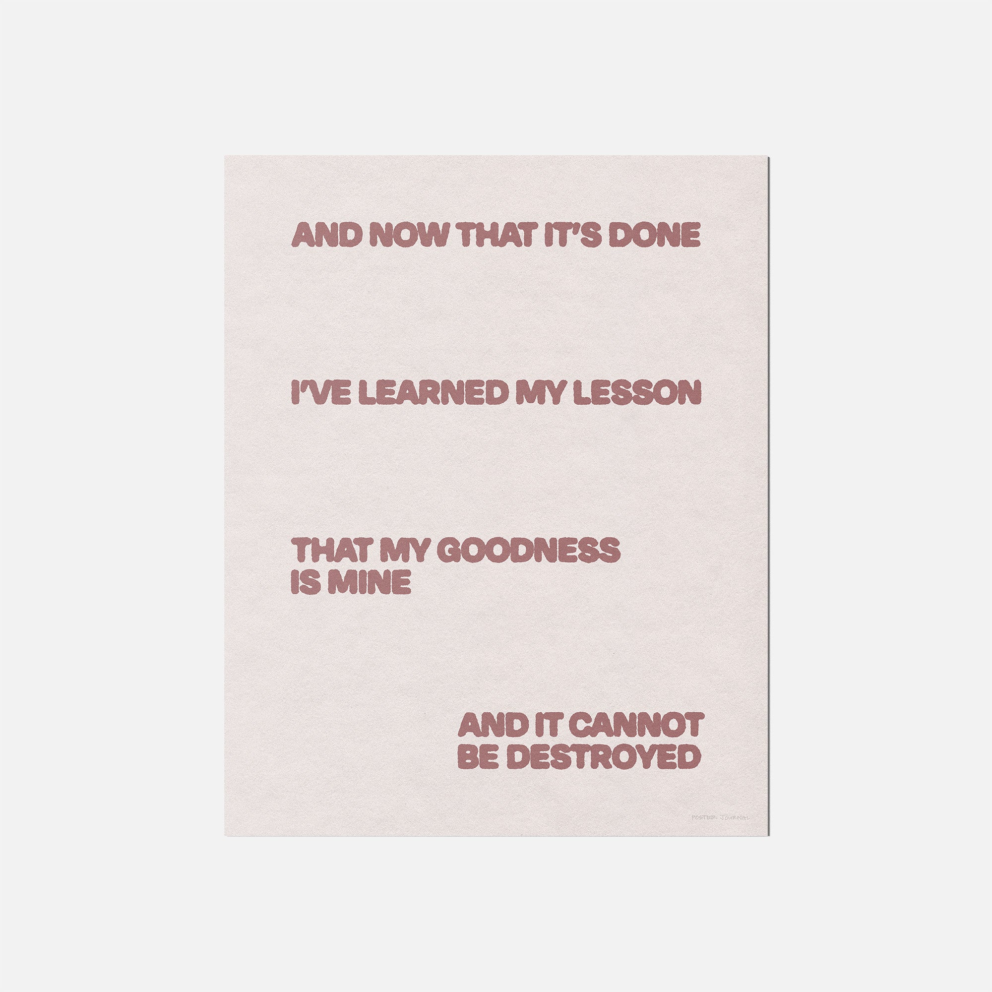 GOODNESS PRINT