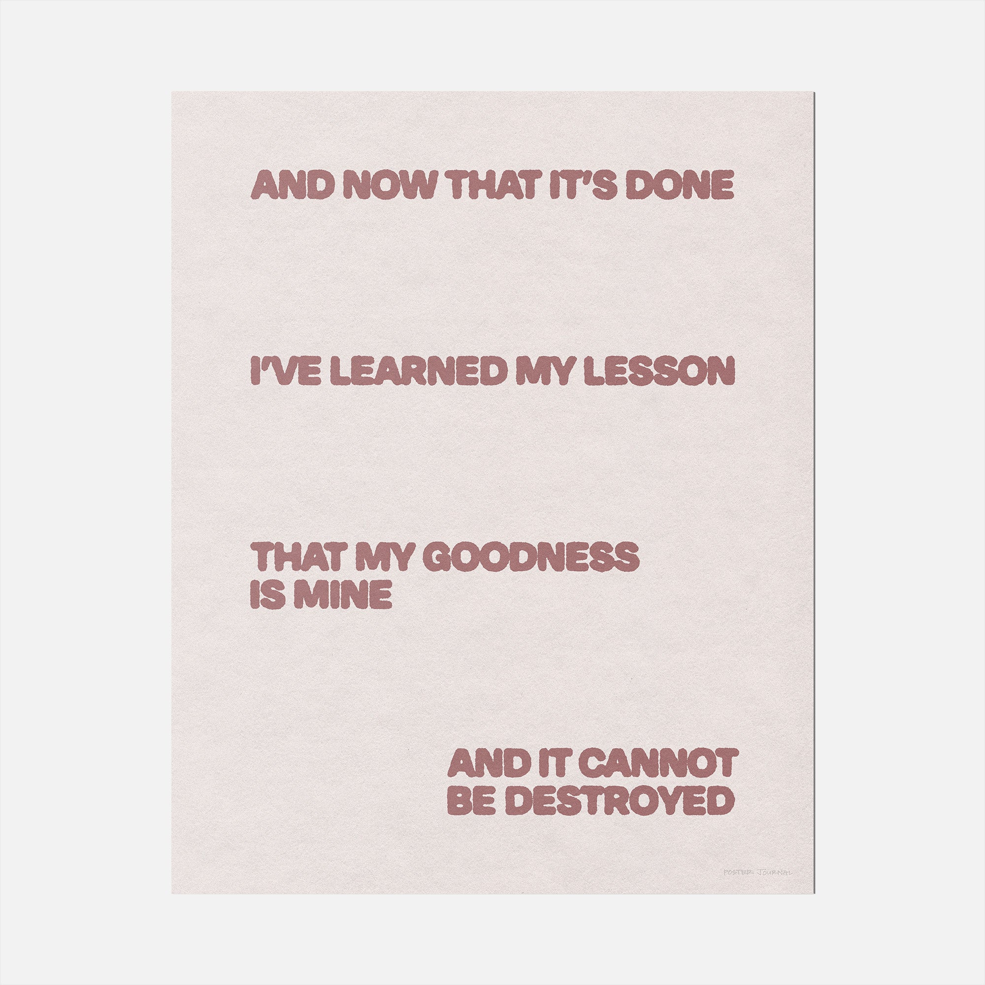 GOODNESS PRINT