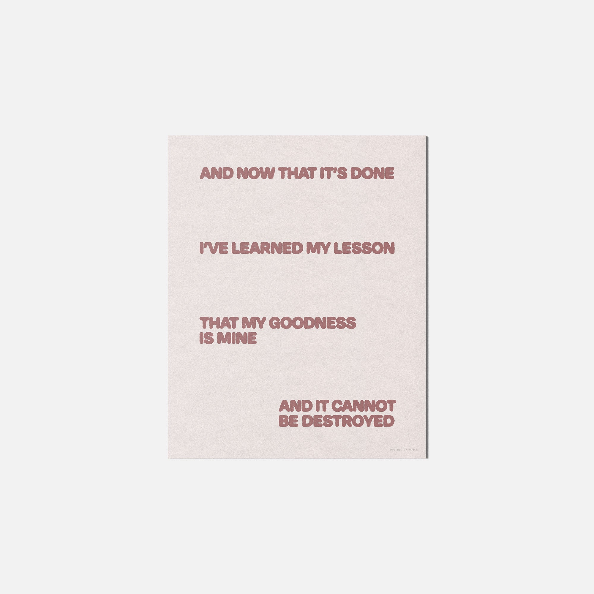 GOODNESS PRINT