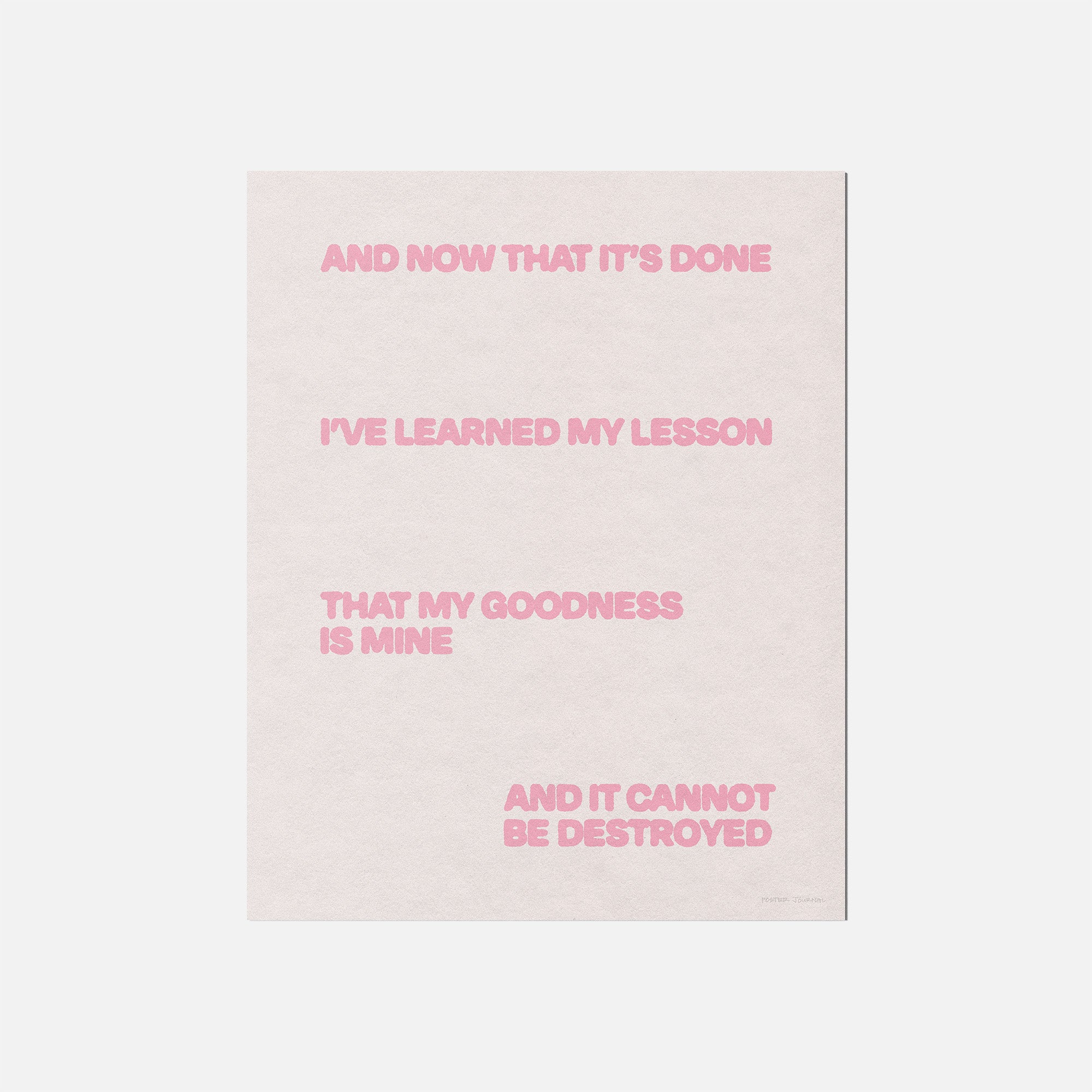 GOODNESS PRINT