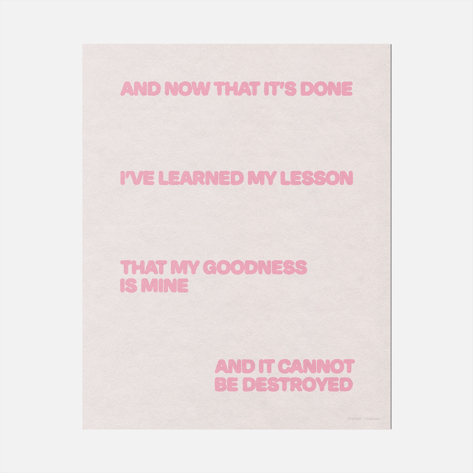 GOODNESS PRINT