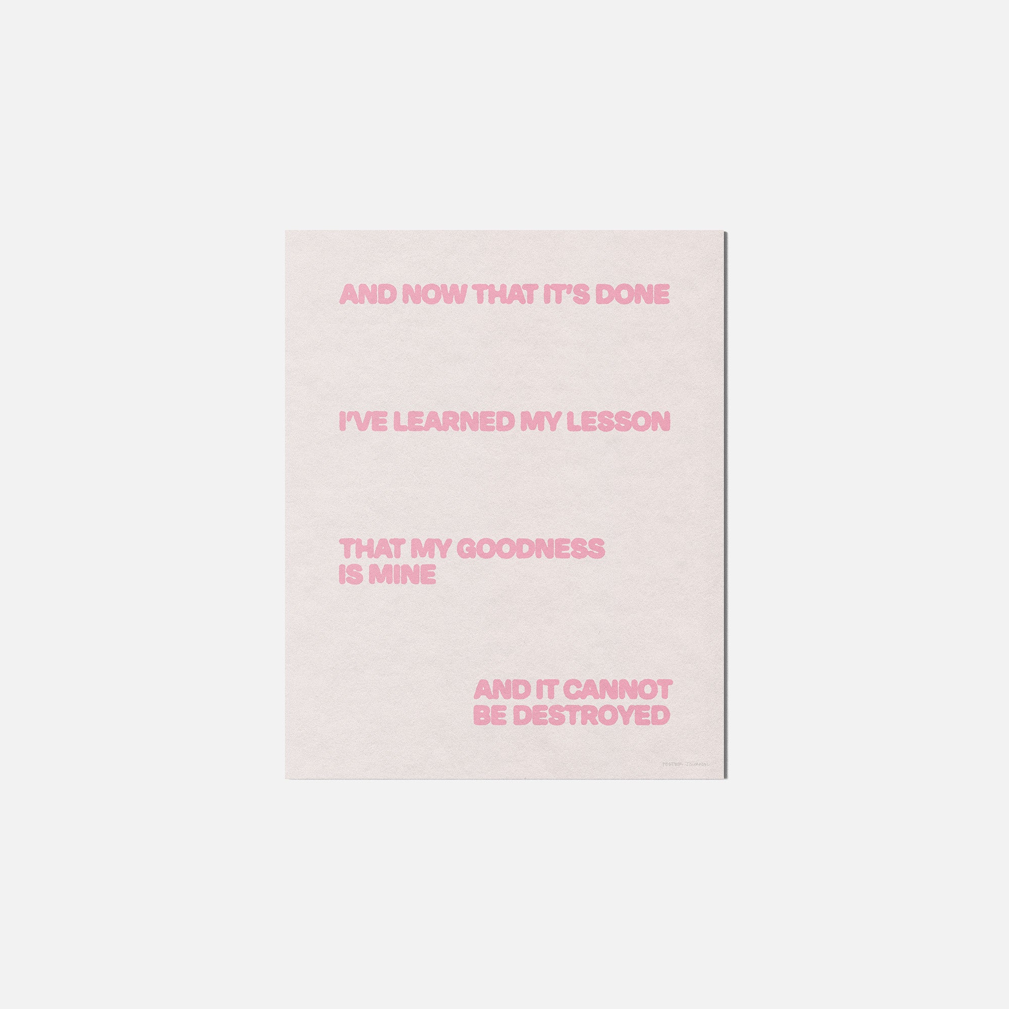 GOODNESS PRINT