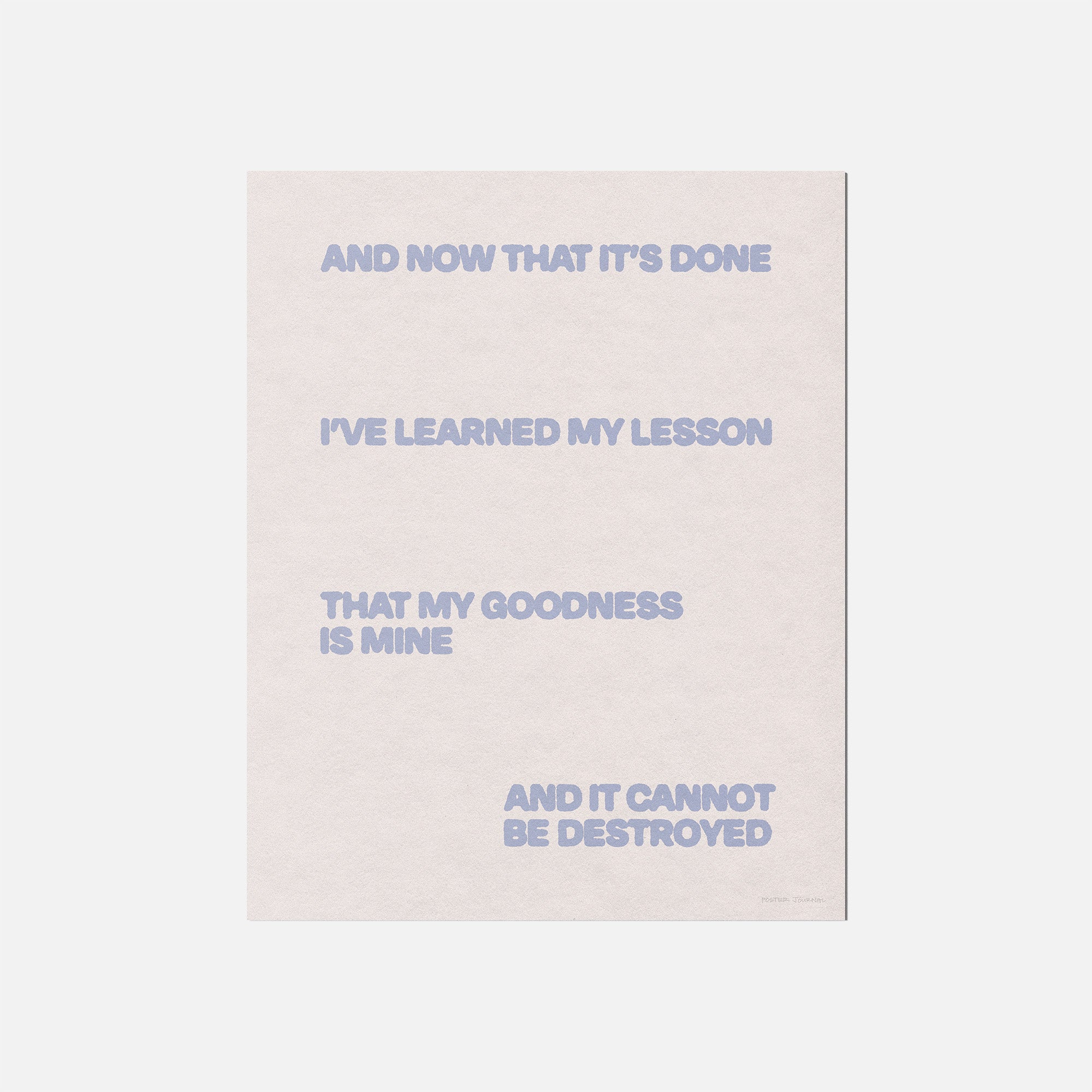 GOODNESS PRINT