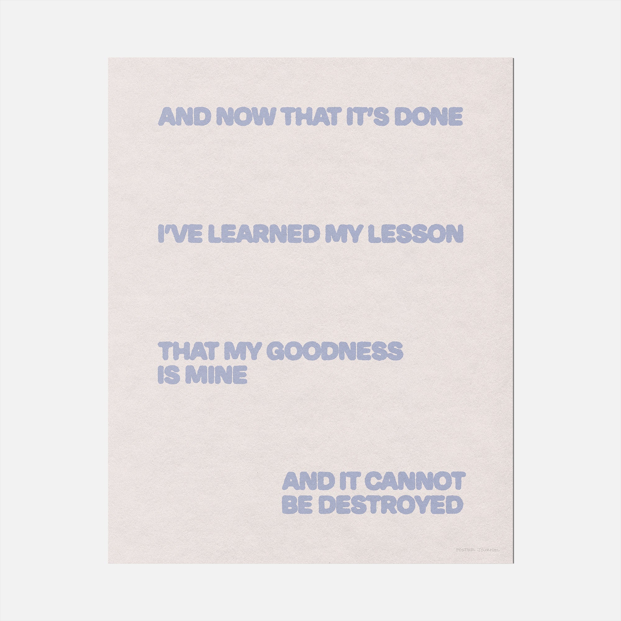 GOODNESS PRINT