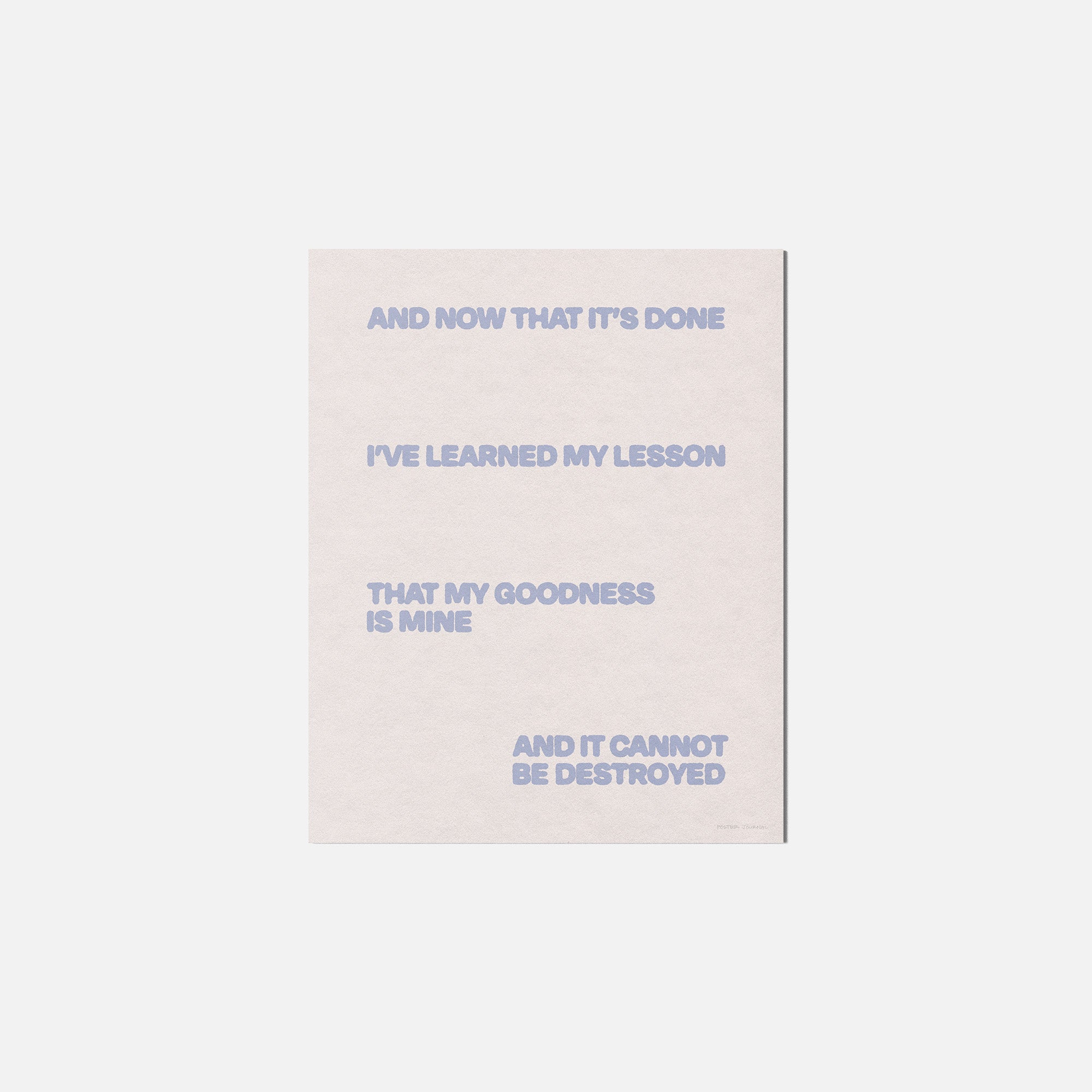 GOODNESS PRINT