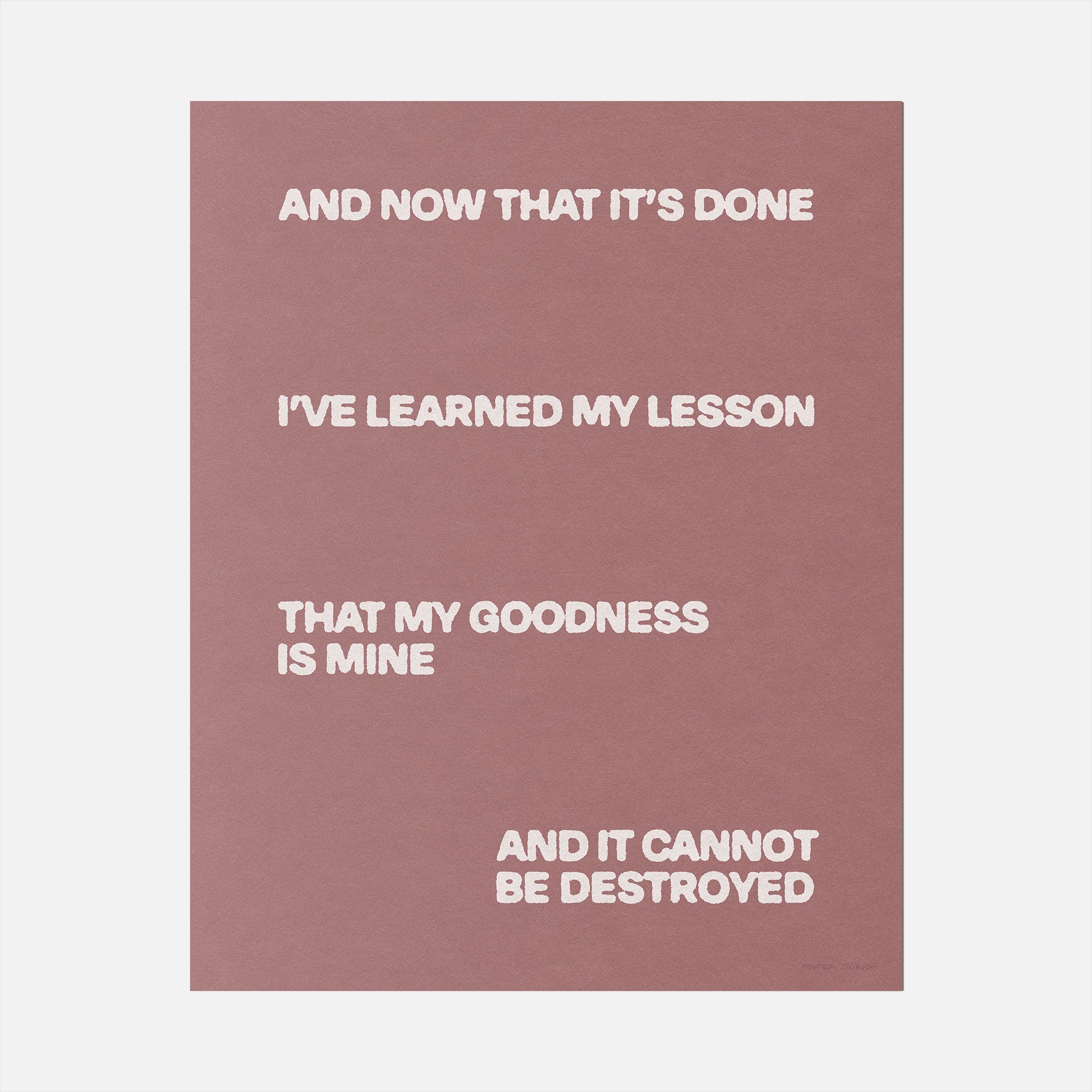 GOODNESS PRINT