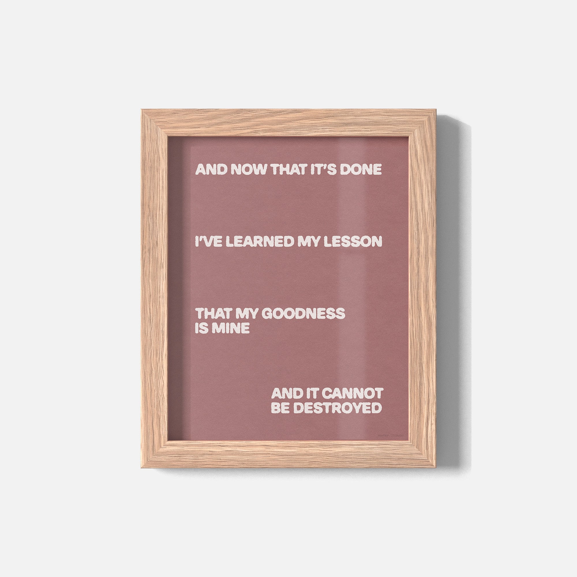 GOODNESS PRINT