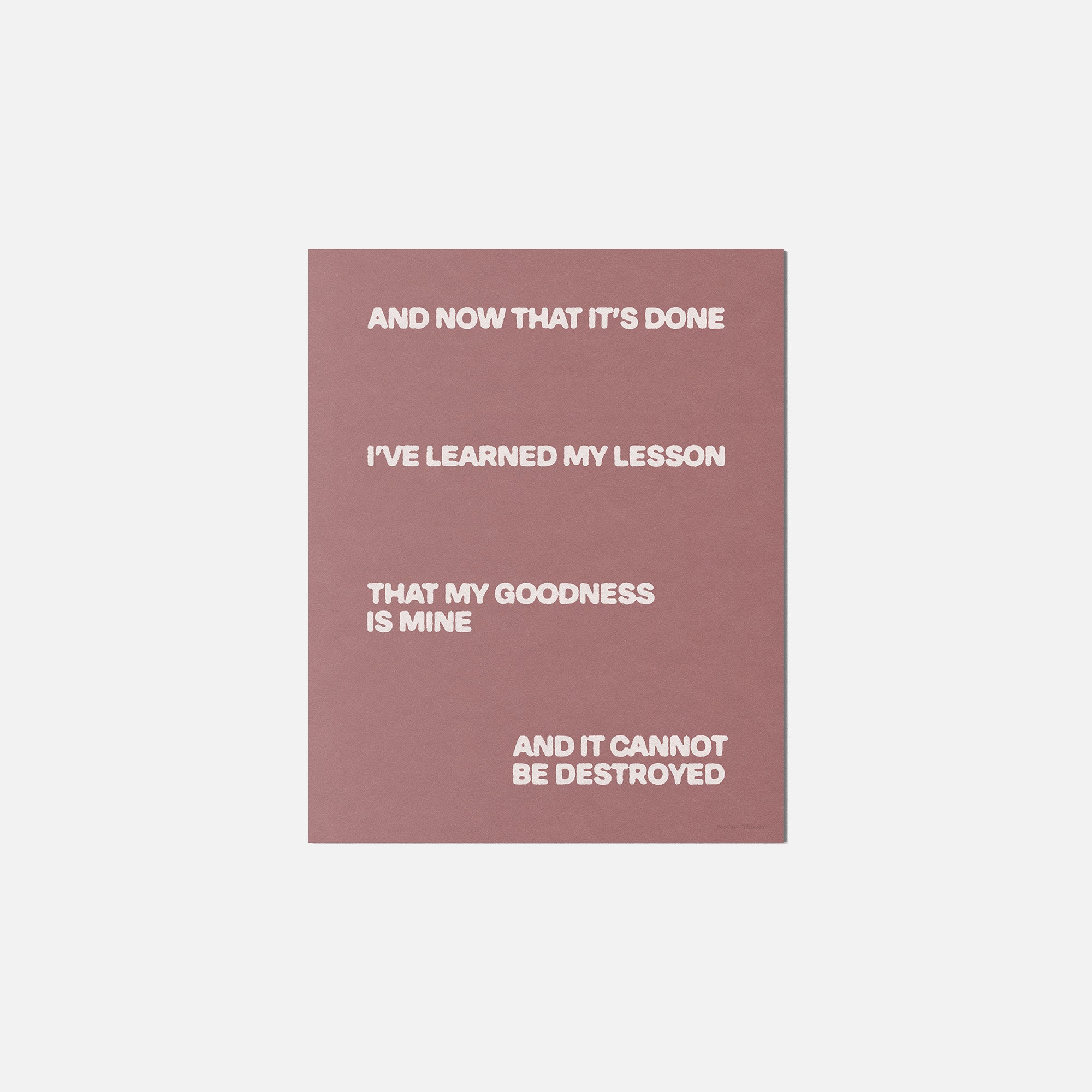 GOODNESS PRINT