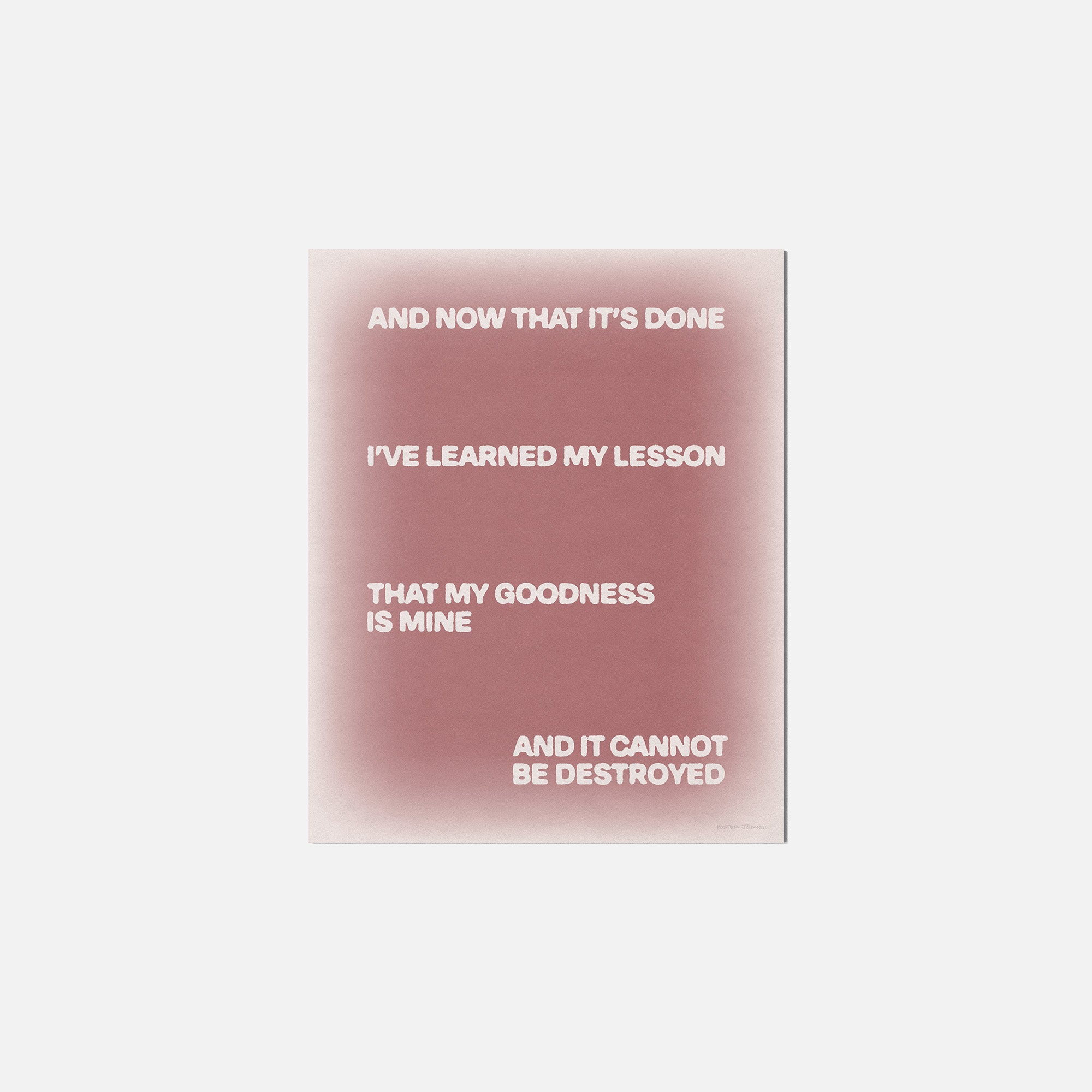 GOODNESS PRINT
