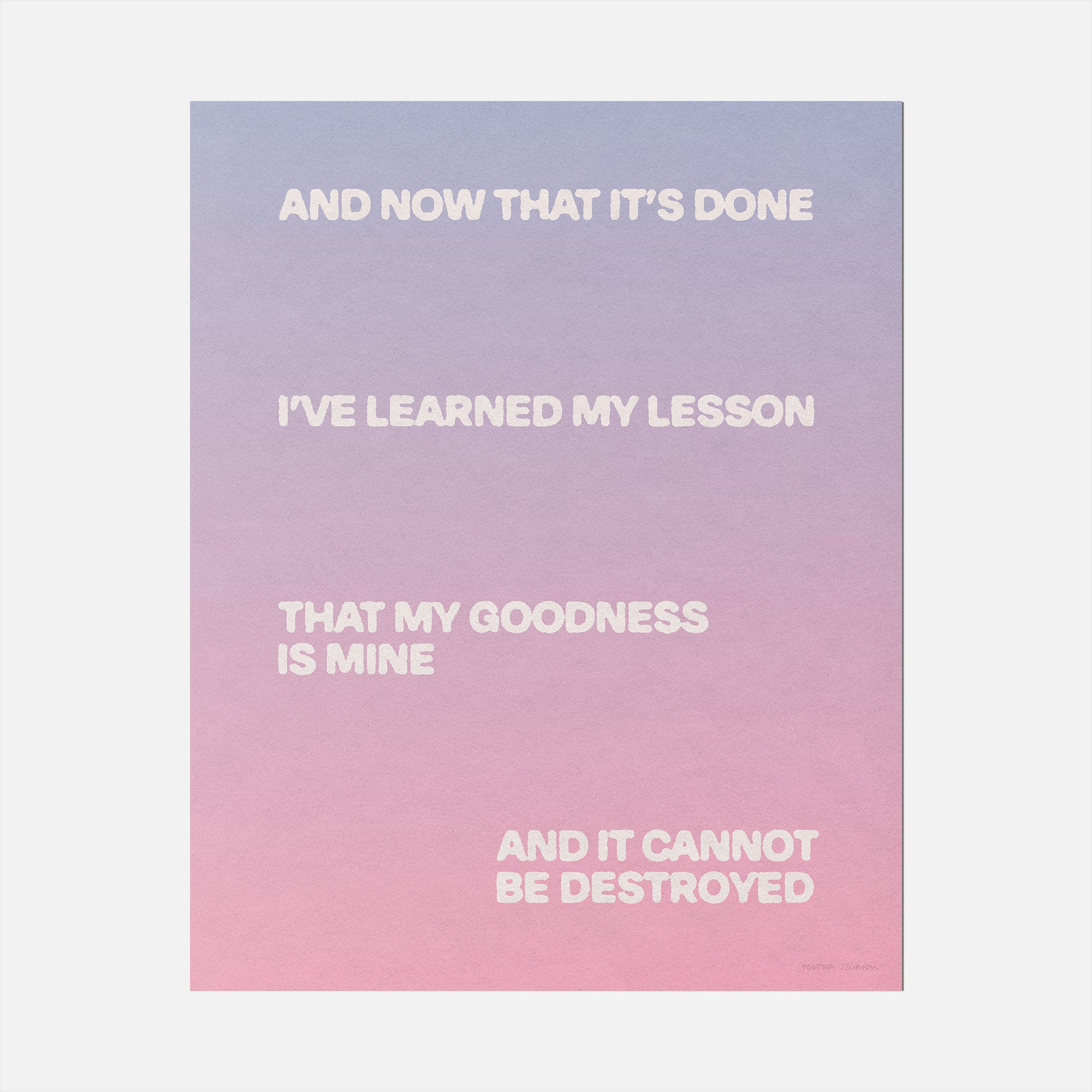 GOODNESS PRINT