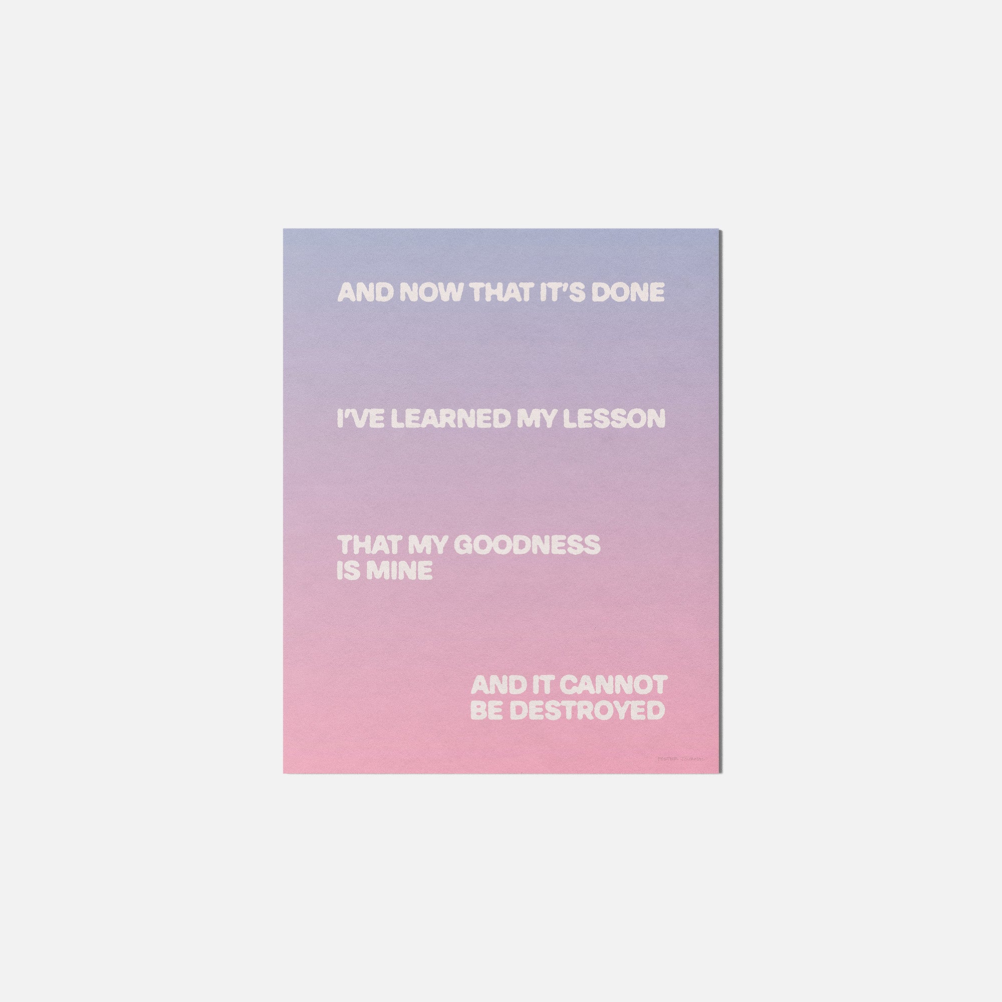GOODNESS PRINT