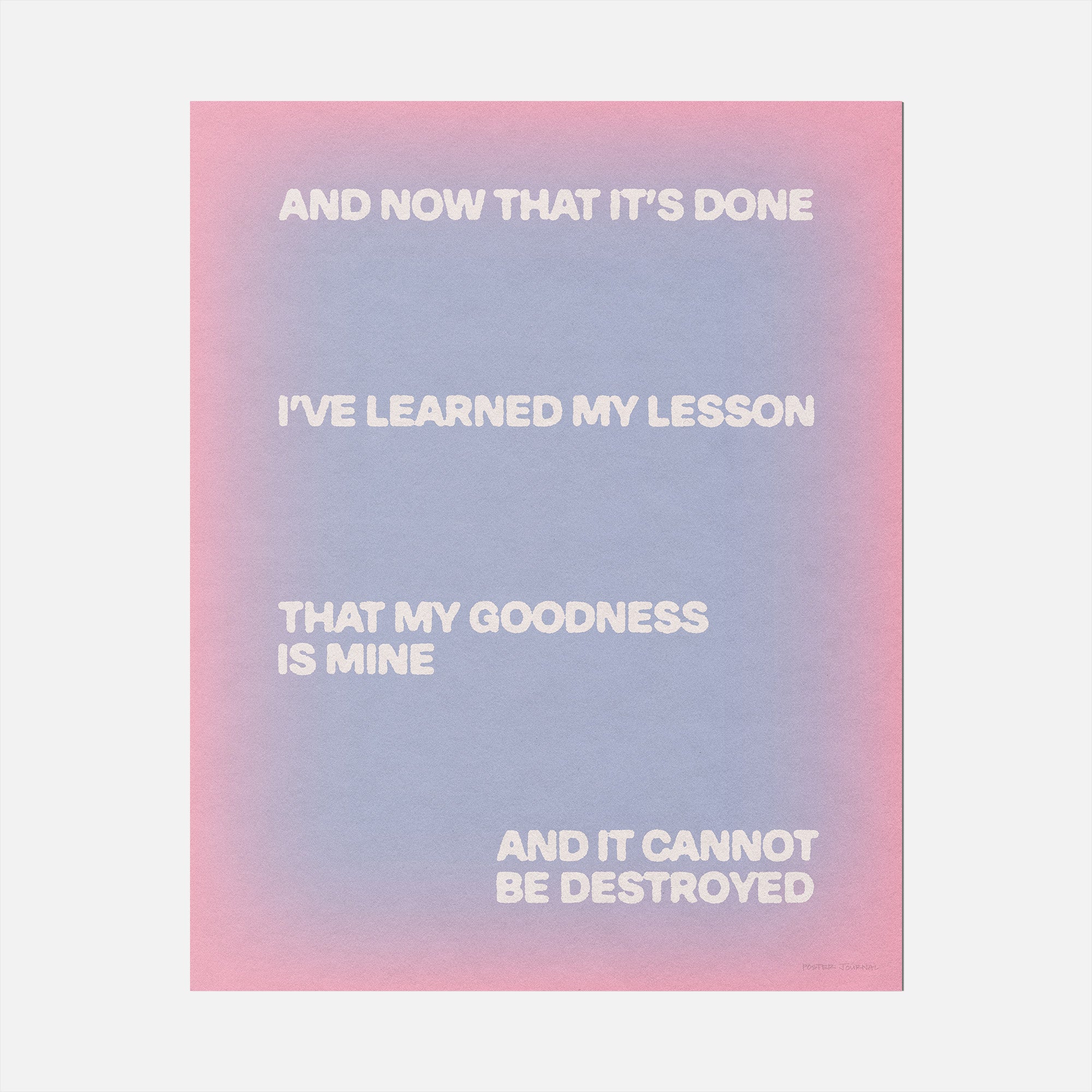 GOODNESS PRINT