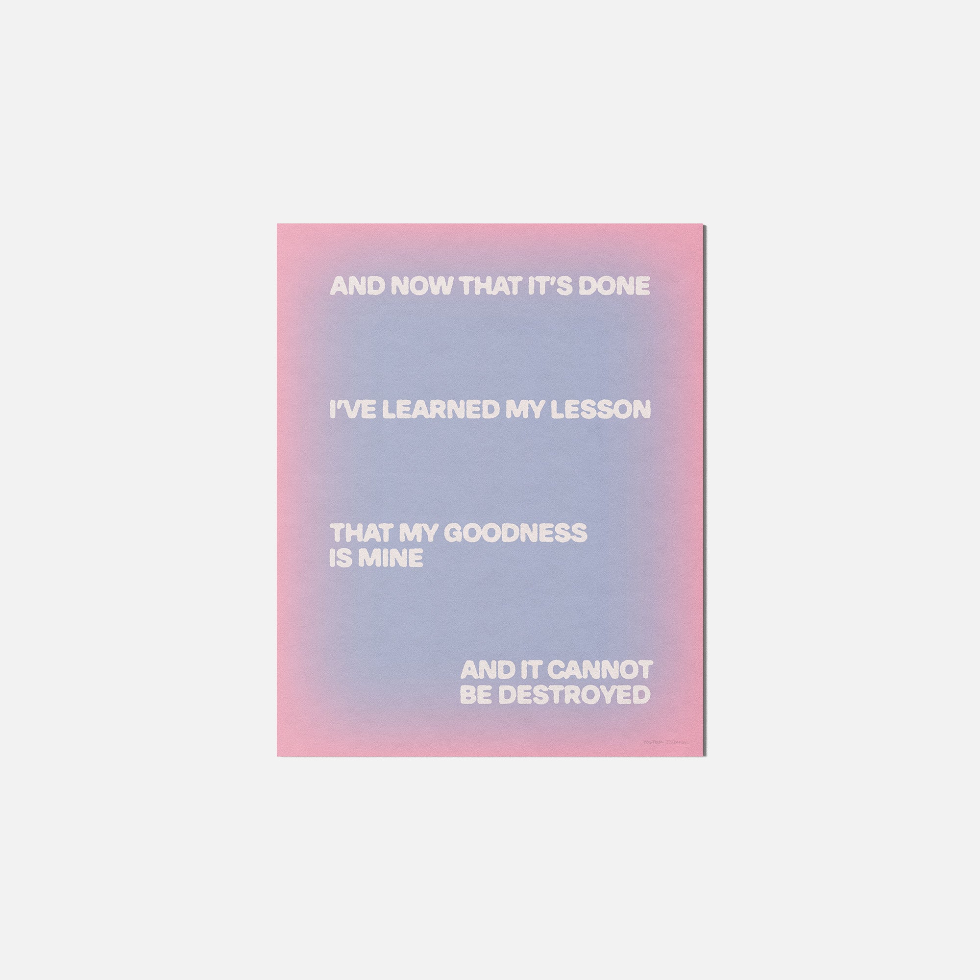 GOODNESS PRINT