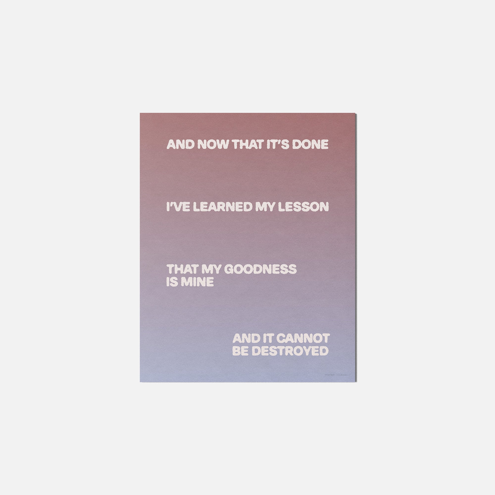 GOODNESS PRINT