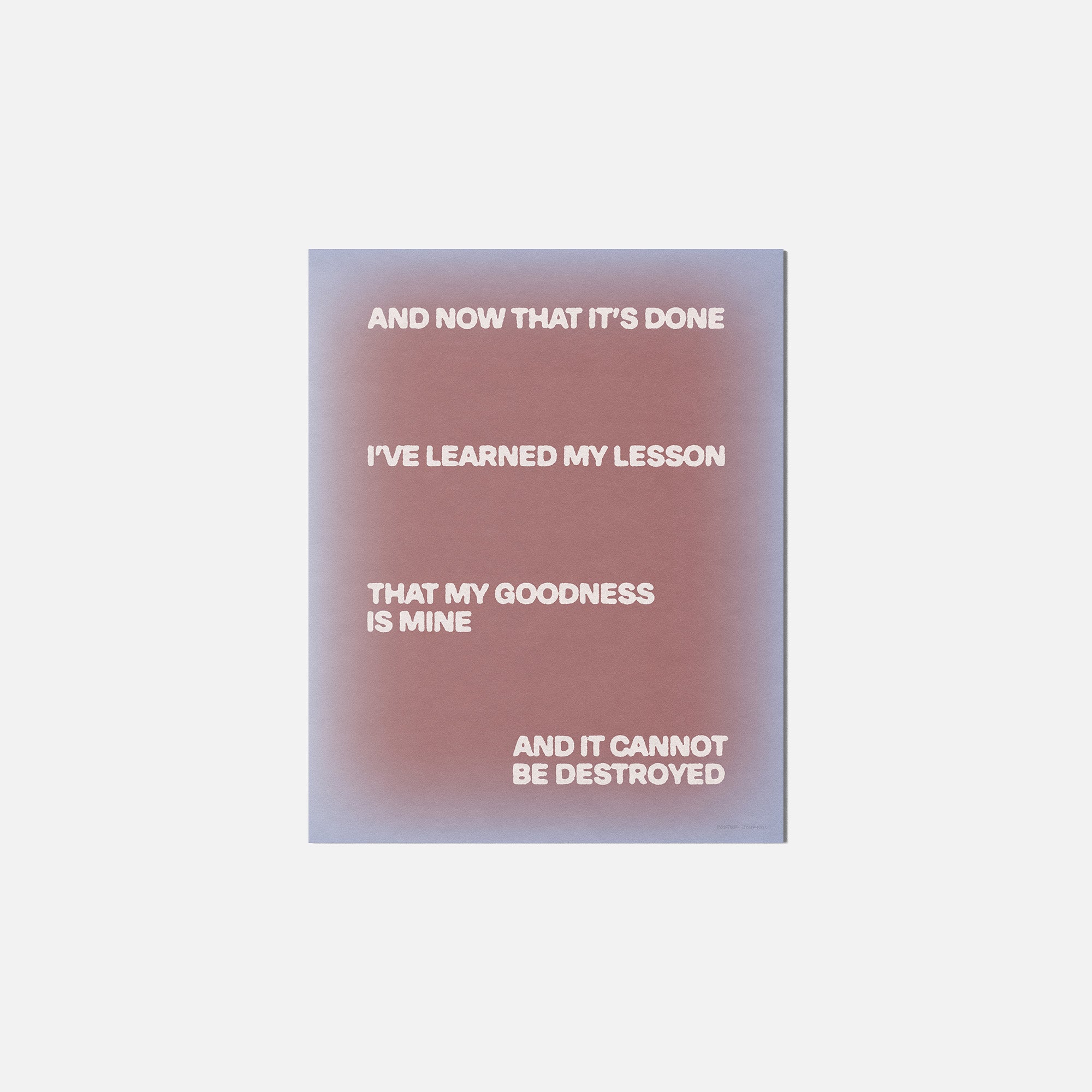 GOODNESS PRINT