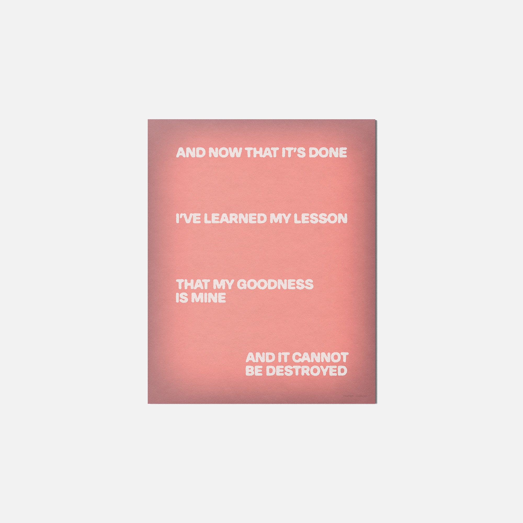 GOODNESS PRINT