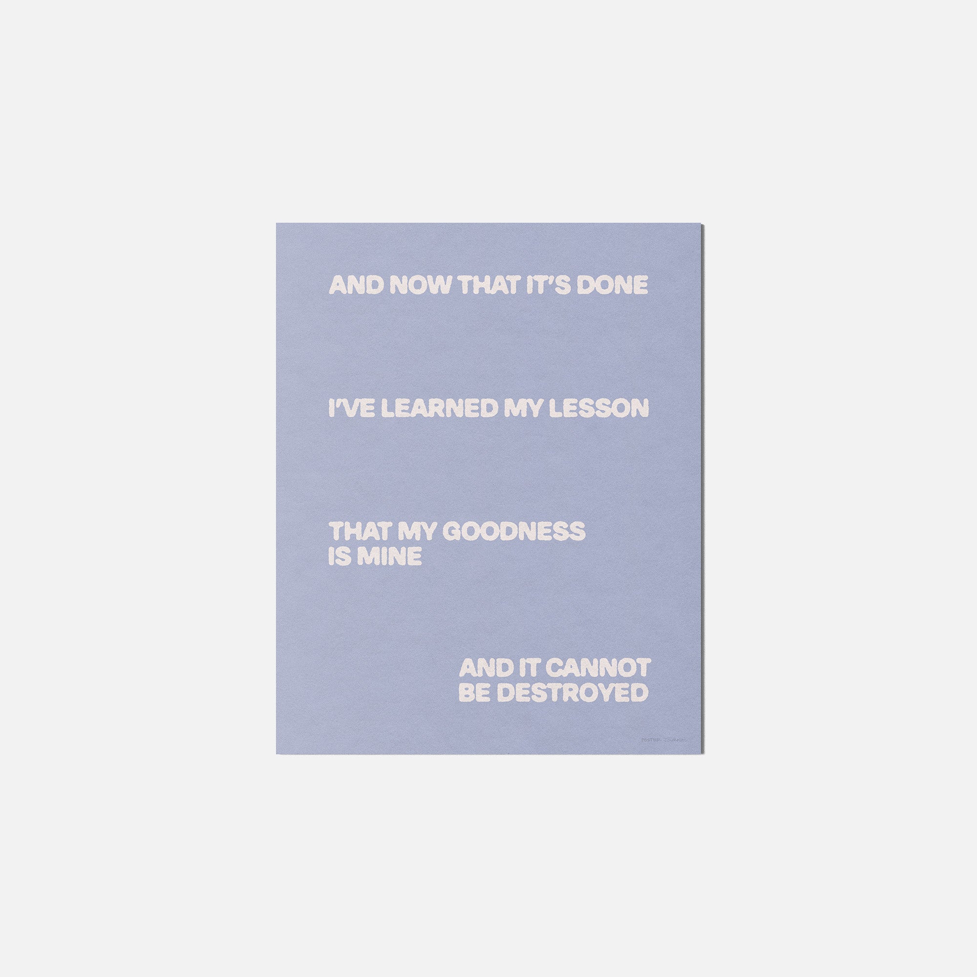 GOODNESS PRINT