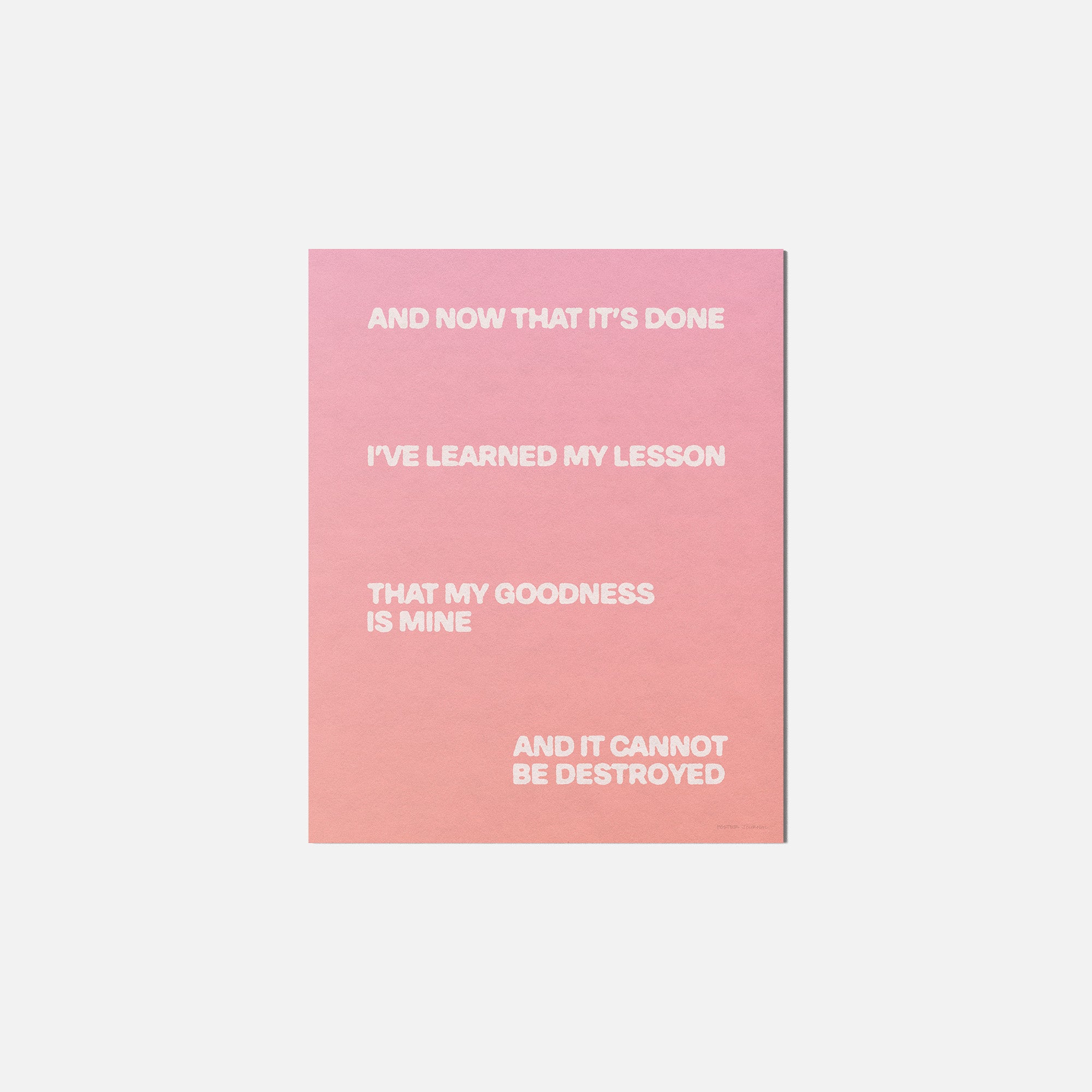GOODNESS PRINT