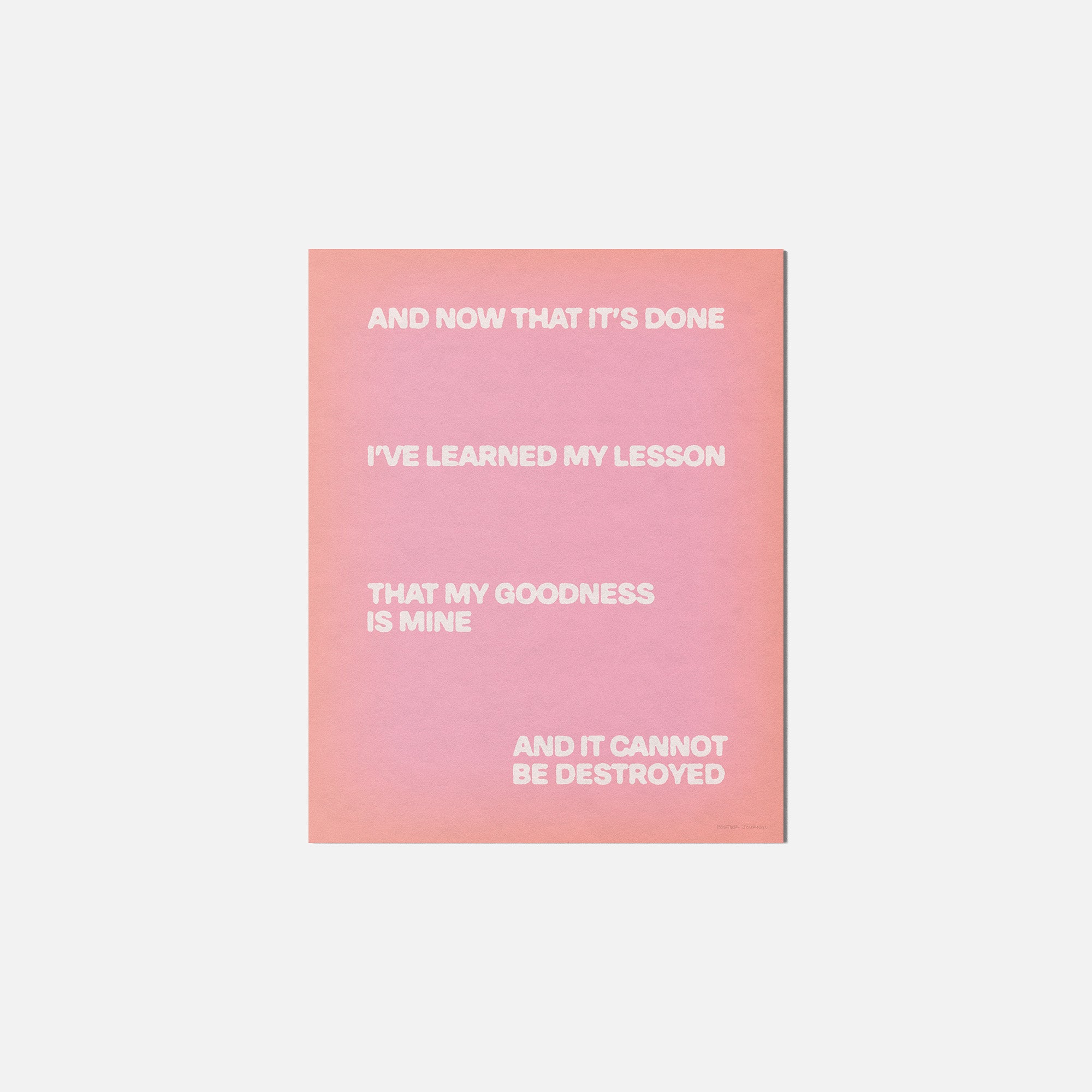 GOODNESS PRINT