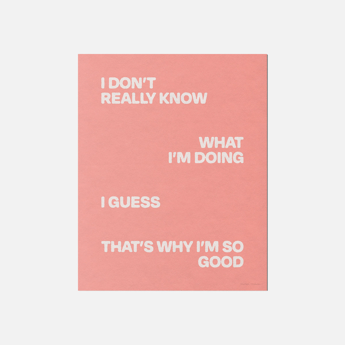 GOOD PRINT