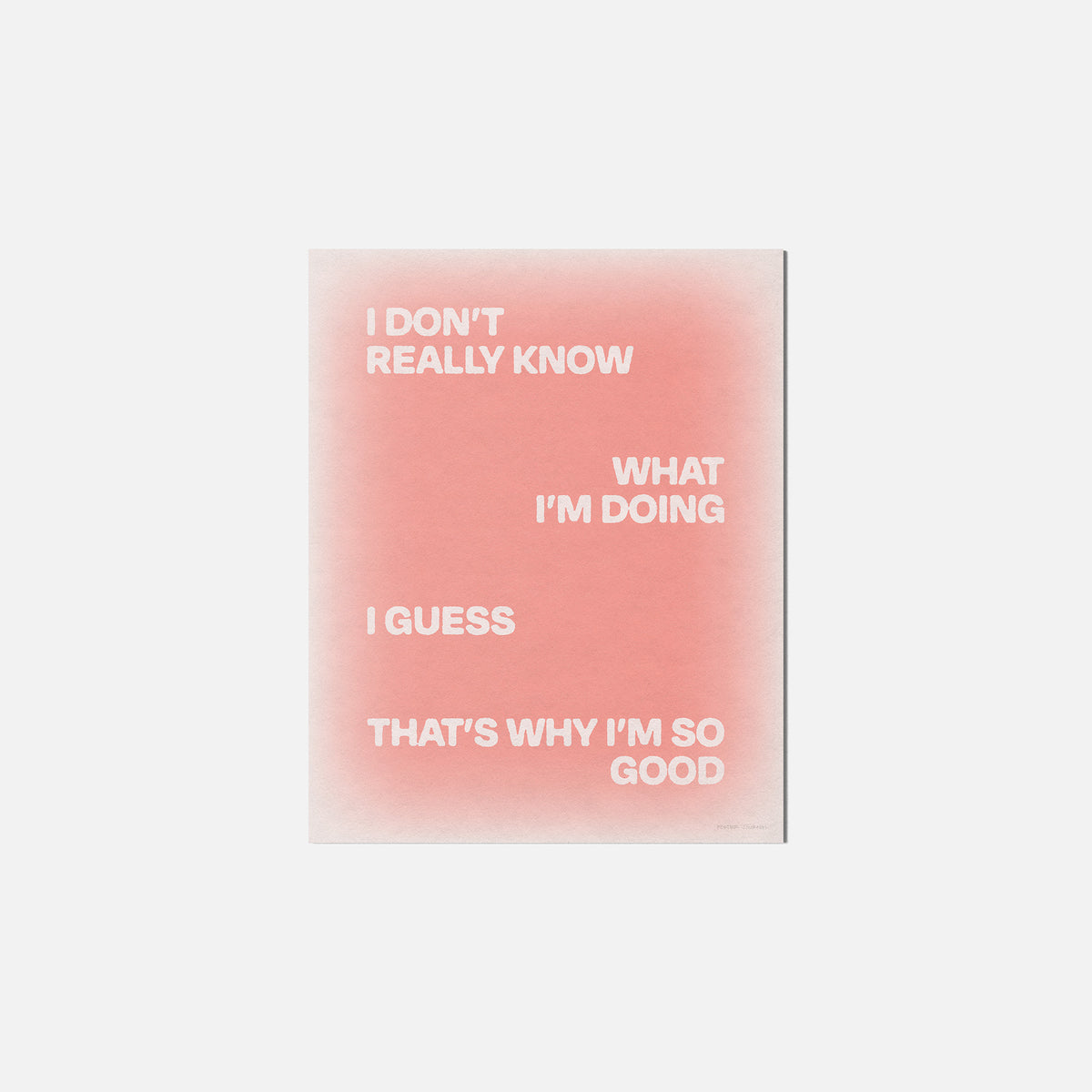 GOOD PRINT
