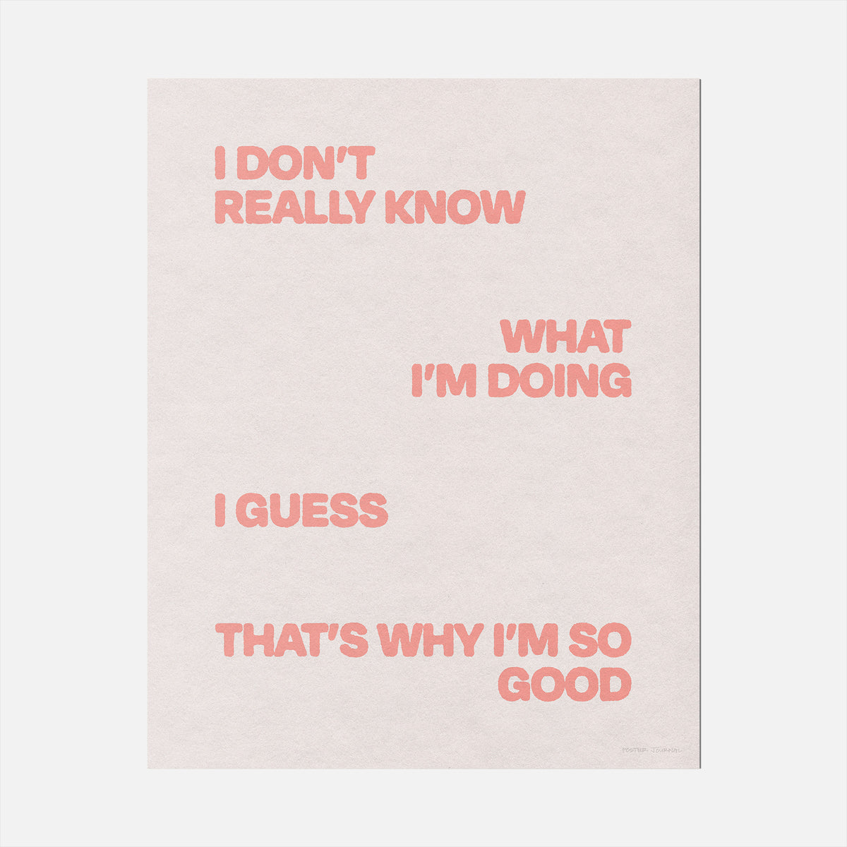GOOD PRINT
