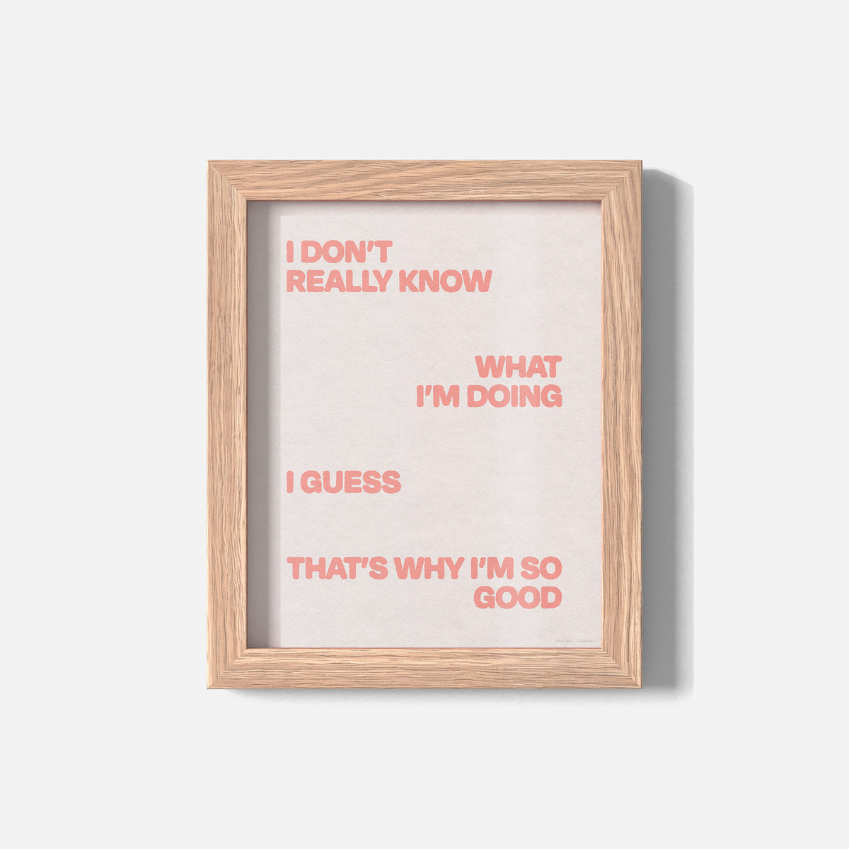 GOOD PRINT