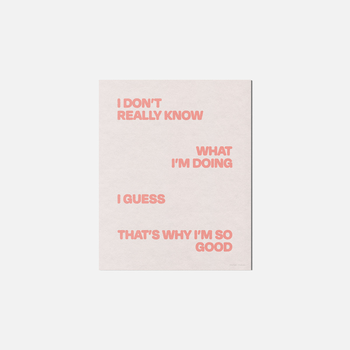 GOOD PRINT