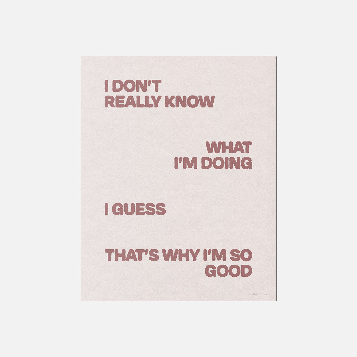 GOOD PRINT