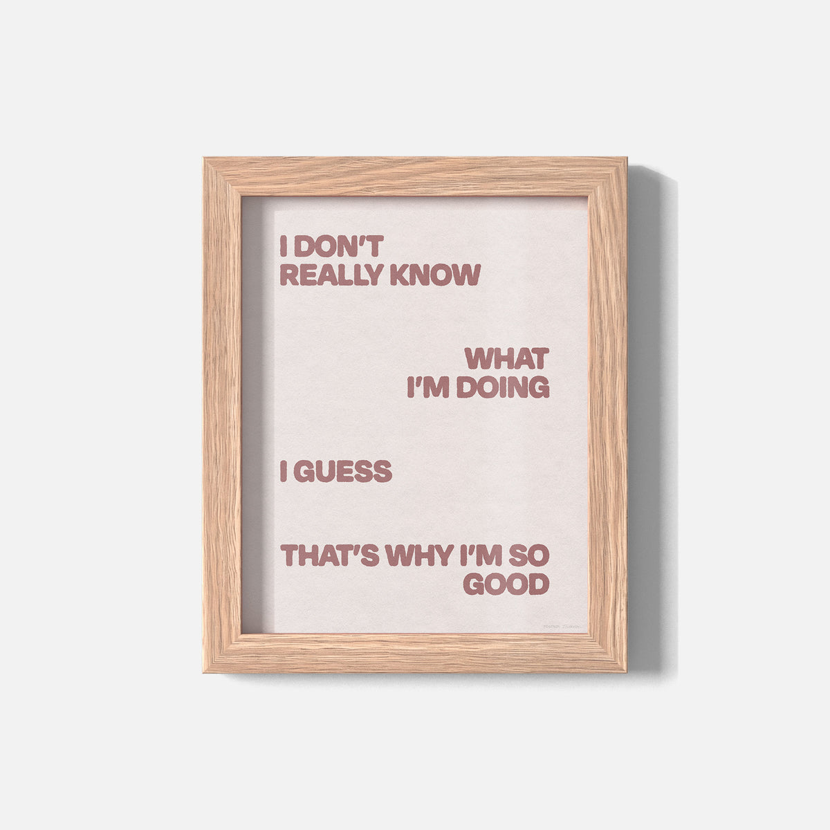 GOOD PRINT