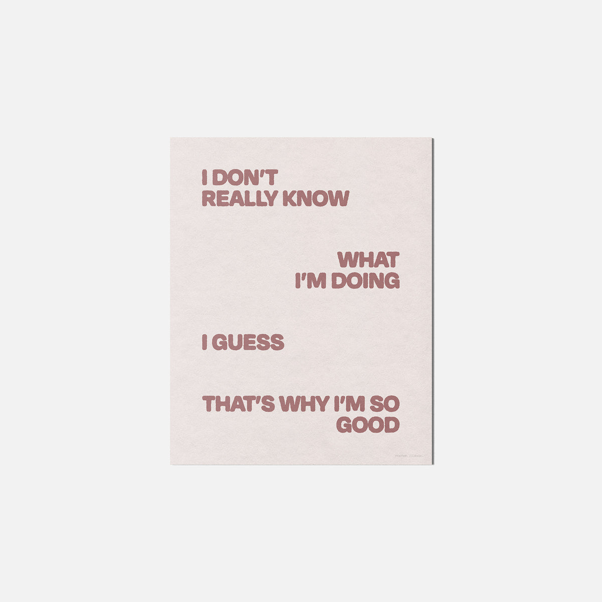 GOOD PRINT