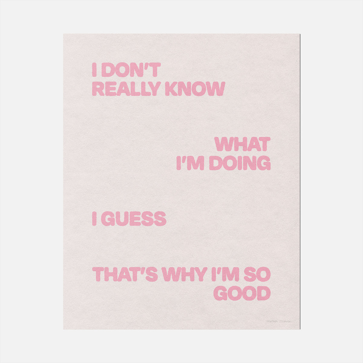 GOOD PRINT