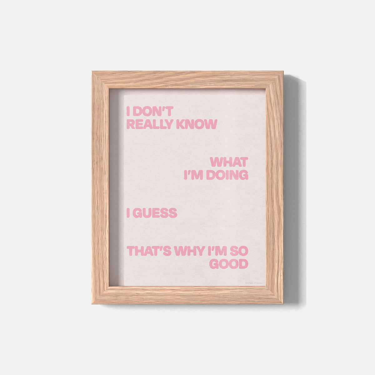 GOOD PRINT
