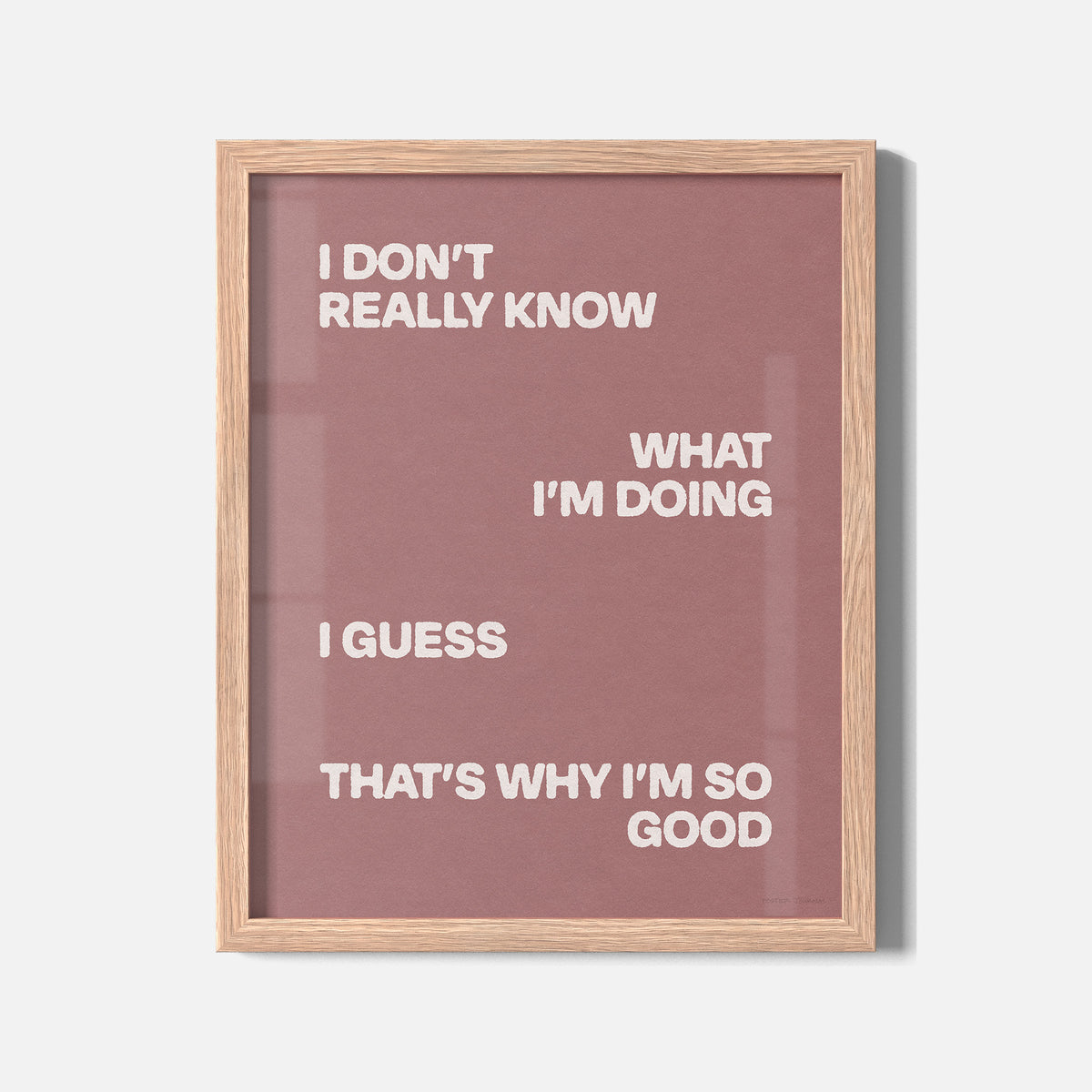 GOOD PRINT