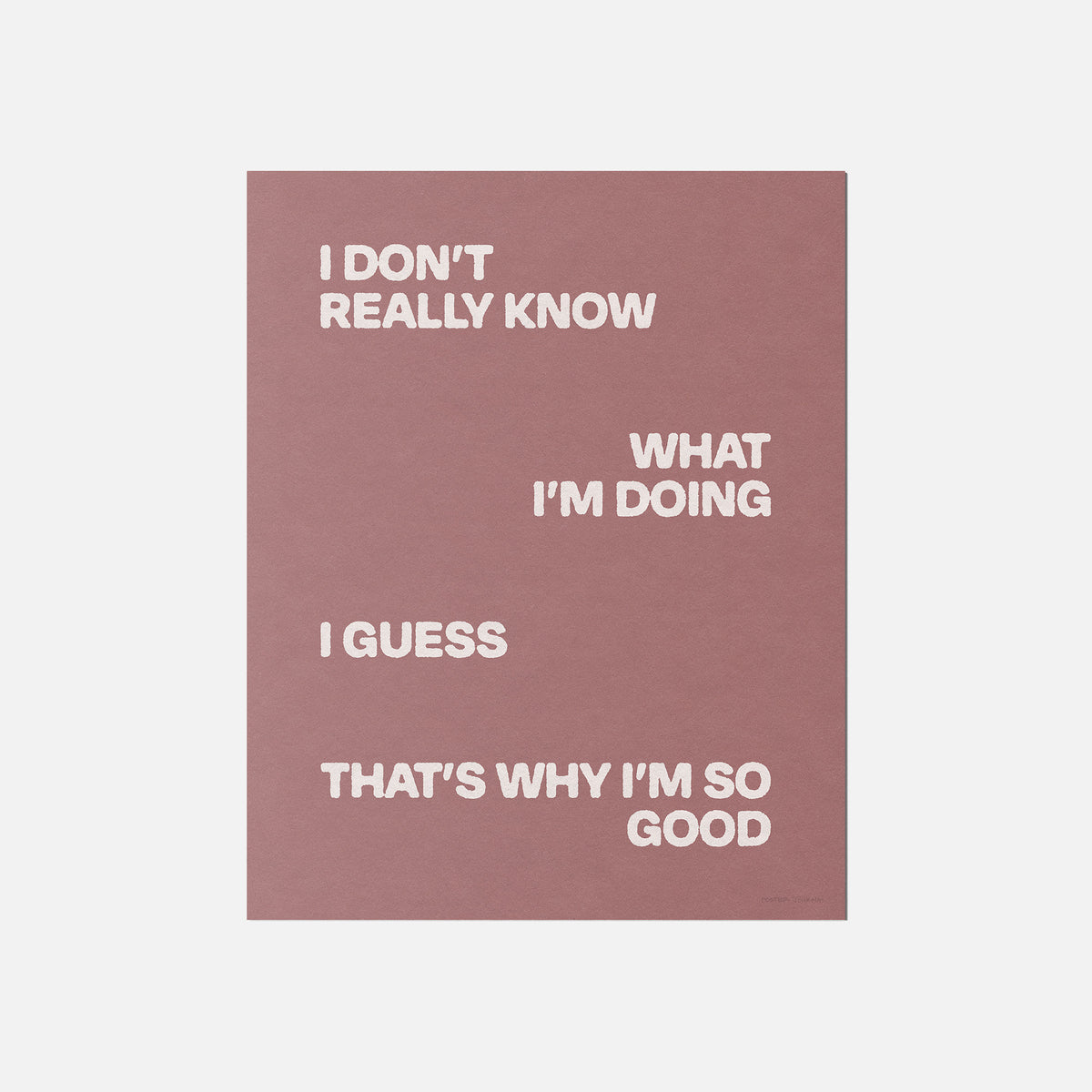 GOOD PRINT
