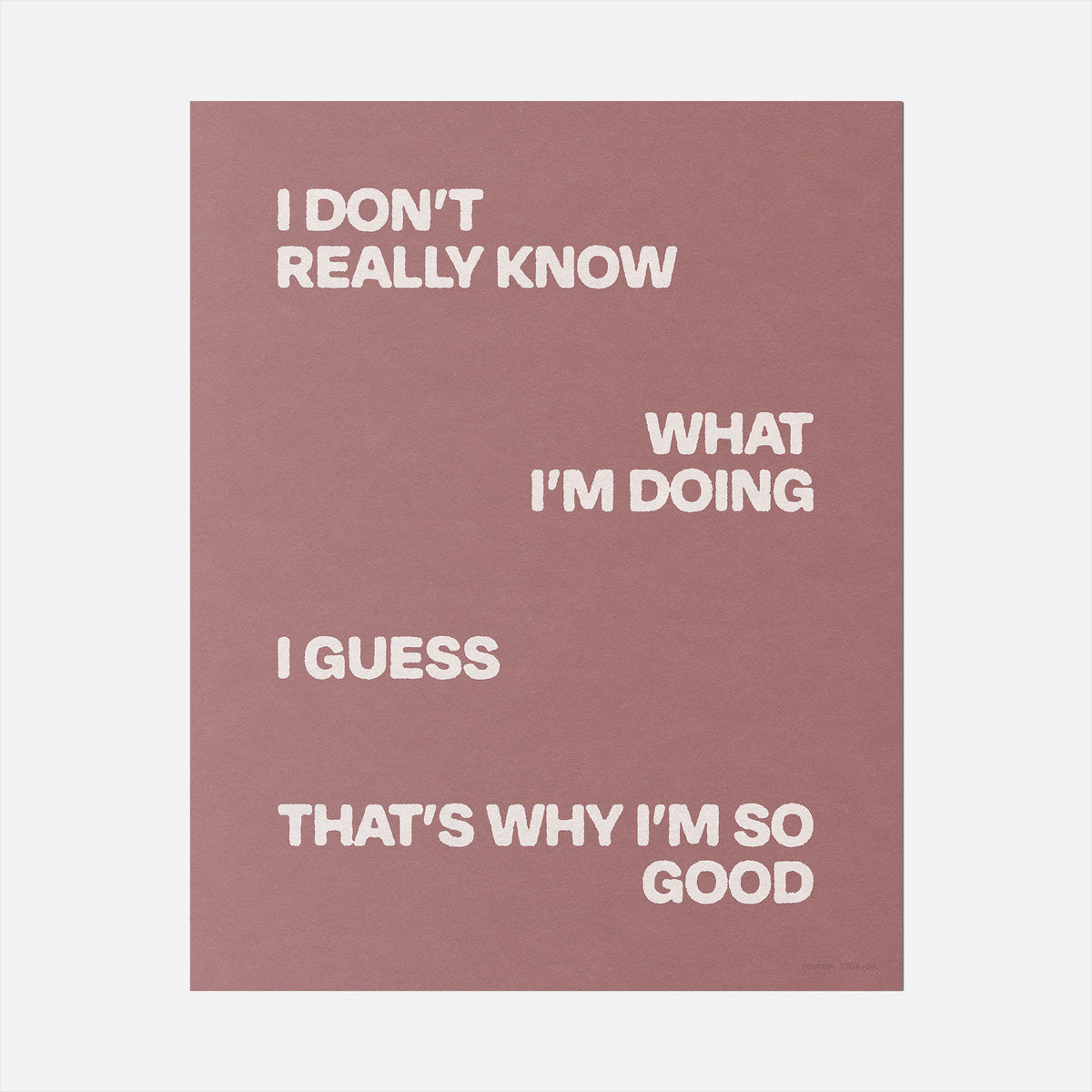GOOD PRINT