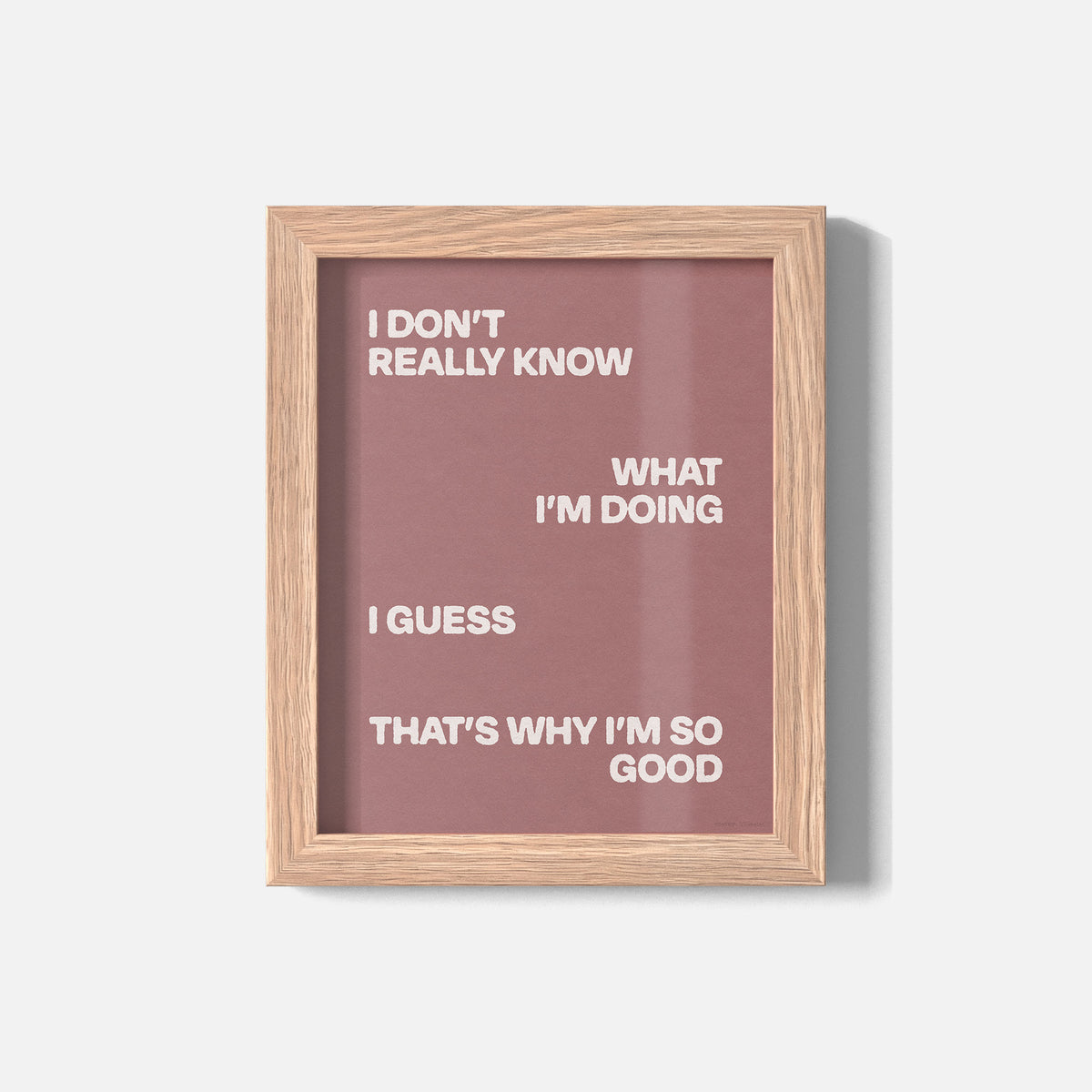 GOOD PRINT