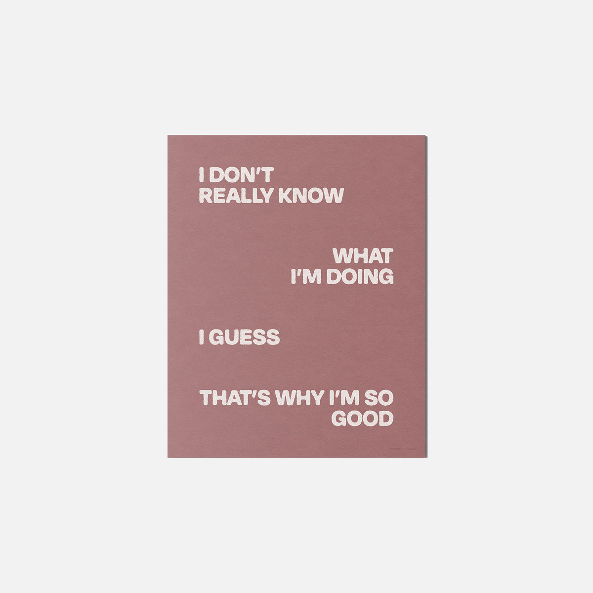 GOOD PRINT