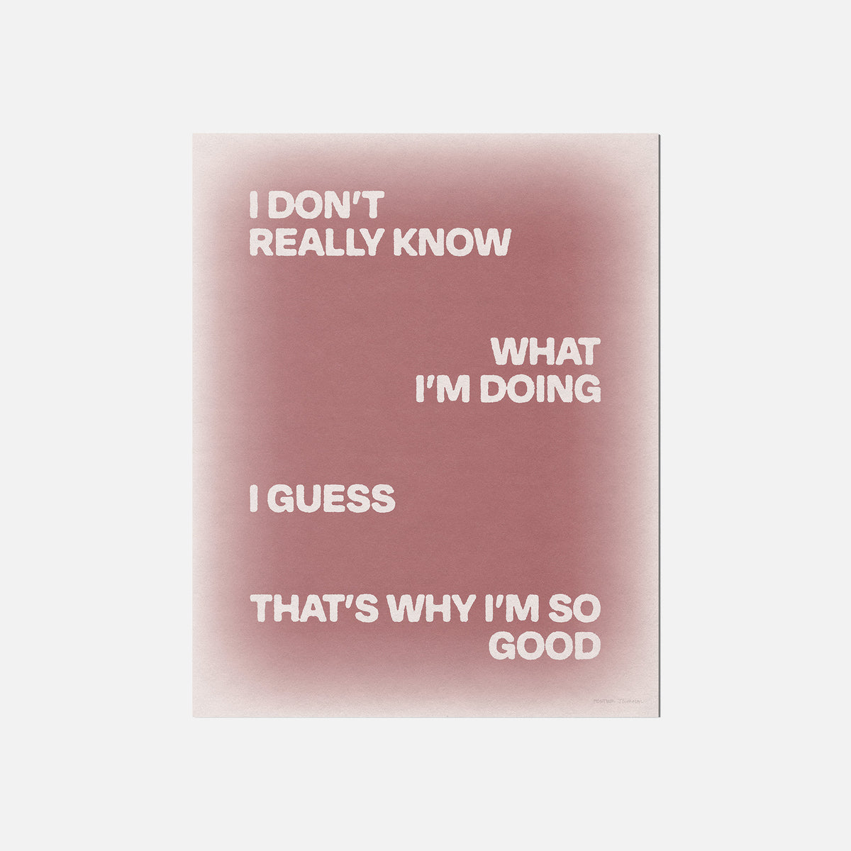 GOOD PRINT