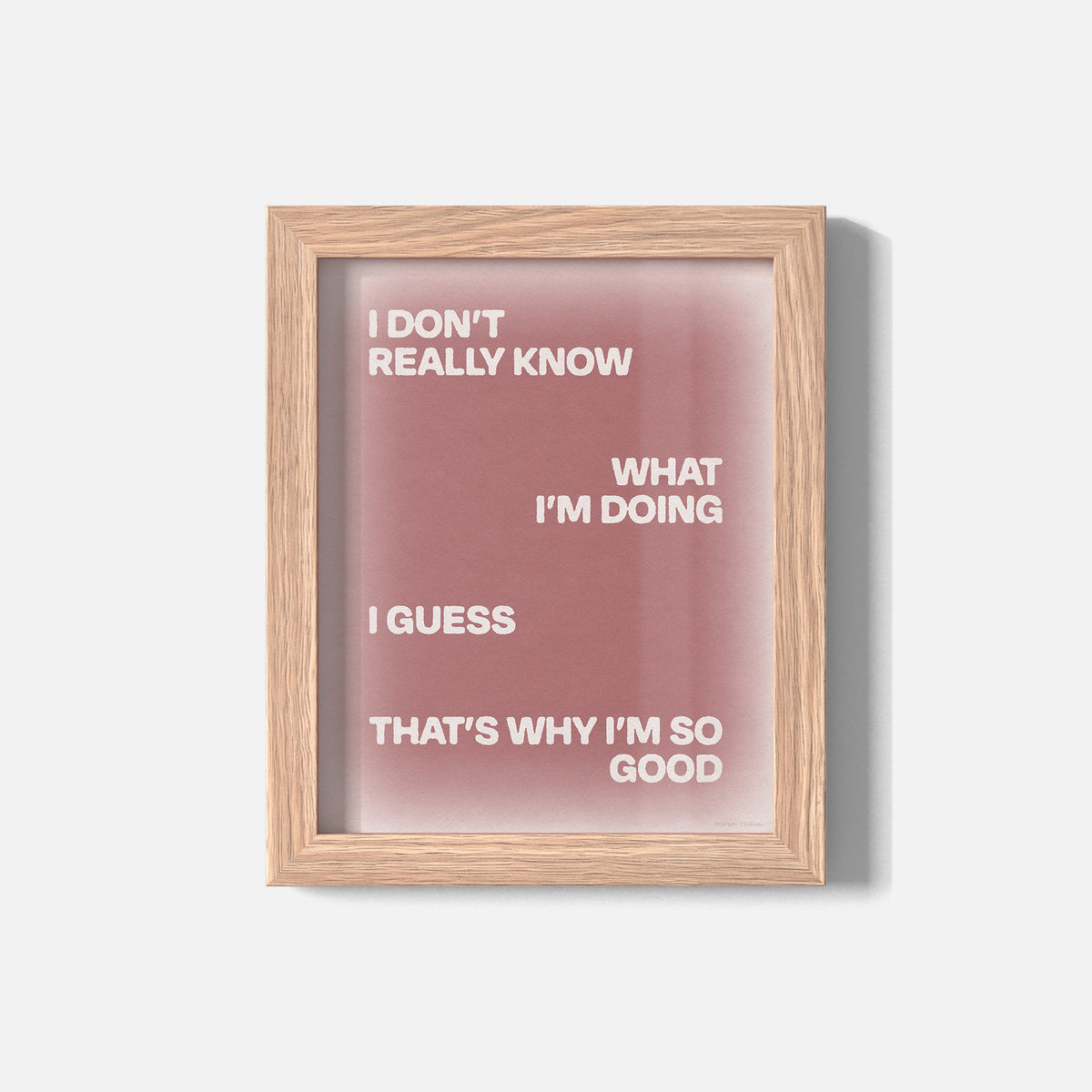 GOOD PRINT