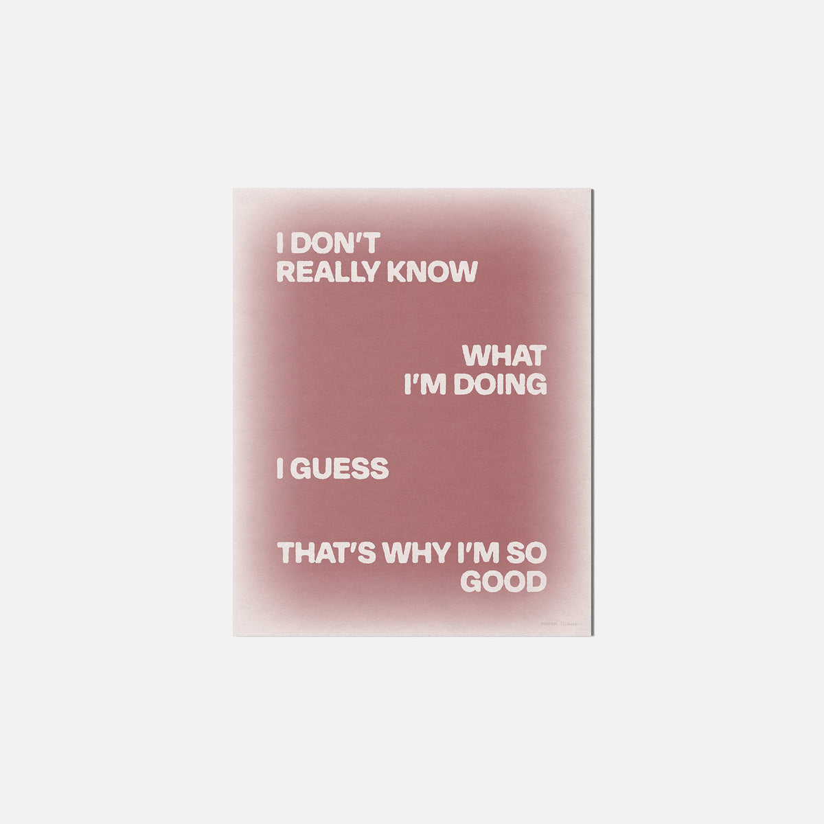 GOOD PRINT