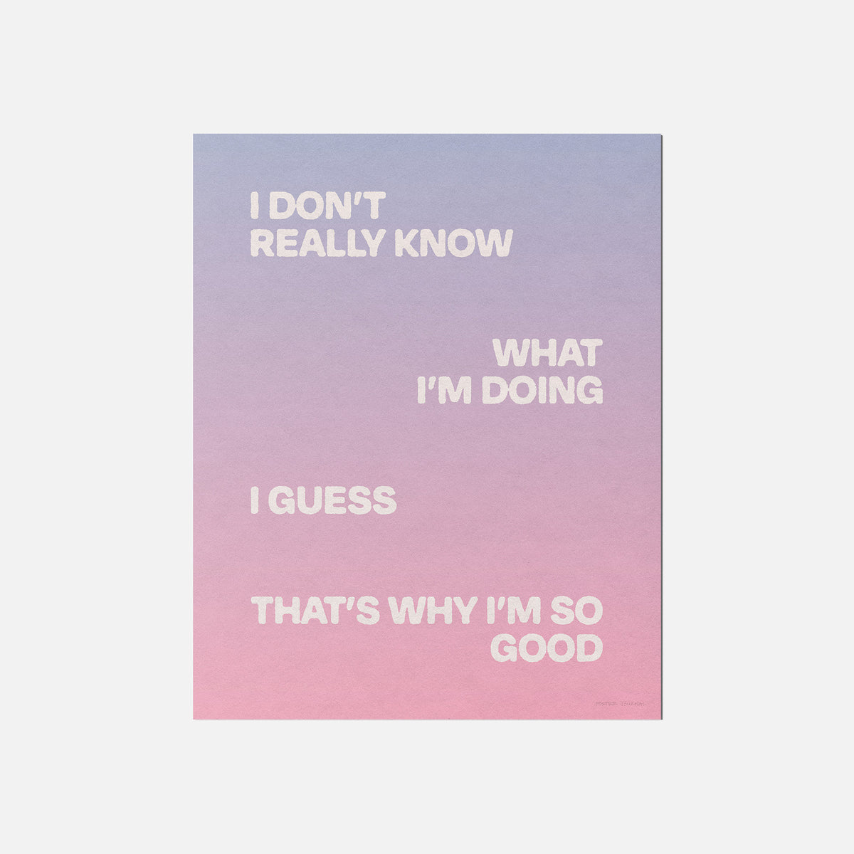 GOOD PRINT
